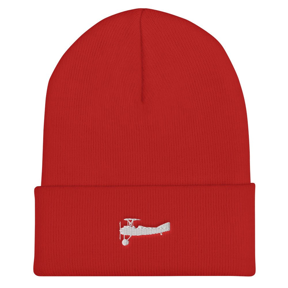 Bi-Plane Cuffed Beanie | Perfect Gift for the Aviator / Pilot