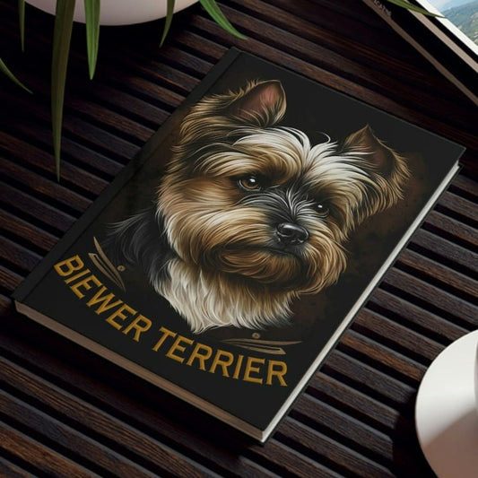 Biewer Terrier Notebook - Emblem - Biewer Terrier Inspirations - Hard Backed Journal