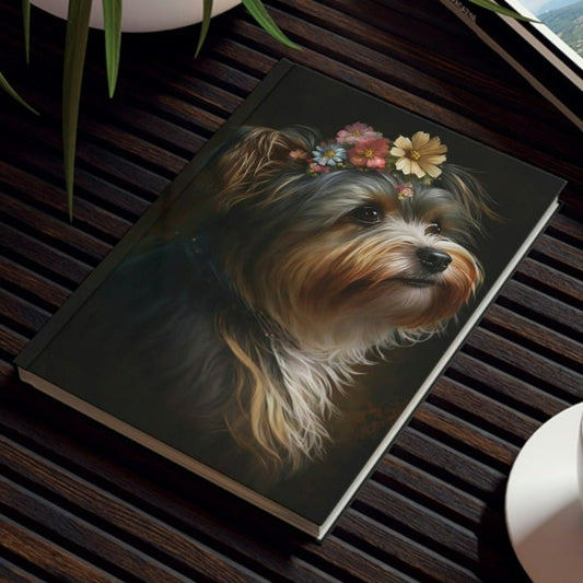 Biewer Terrier Notebook - Look of Adoration - Biewer Terrier Inspirations - Hard Backed Journal