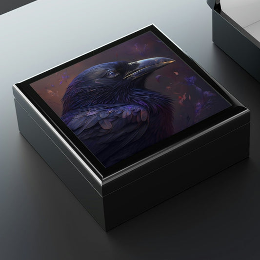 Black Raven Jewelry Box