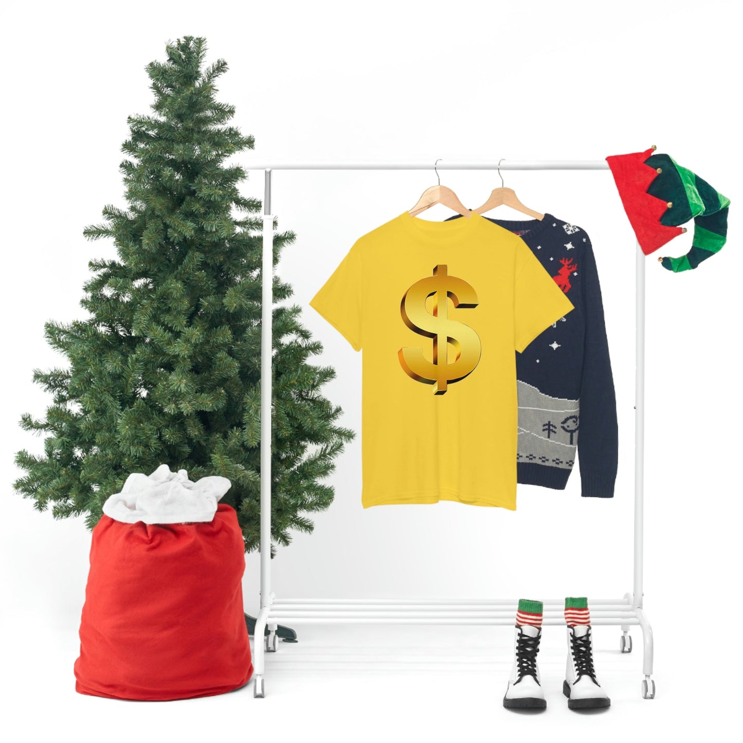 Bling Money Cash My Money Folds Unisex Heavy Cotton Tee Bills cash currency bucks coin funds gold dollar C-note big shot deep pocket