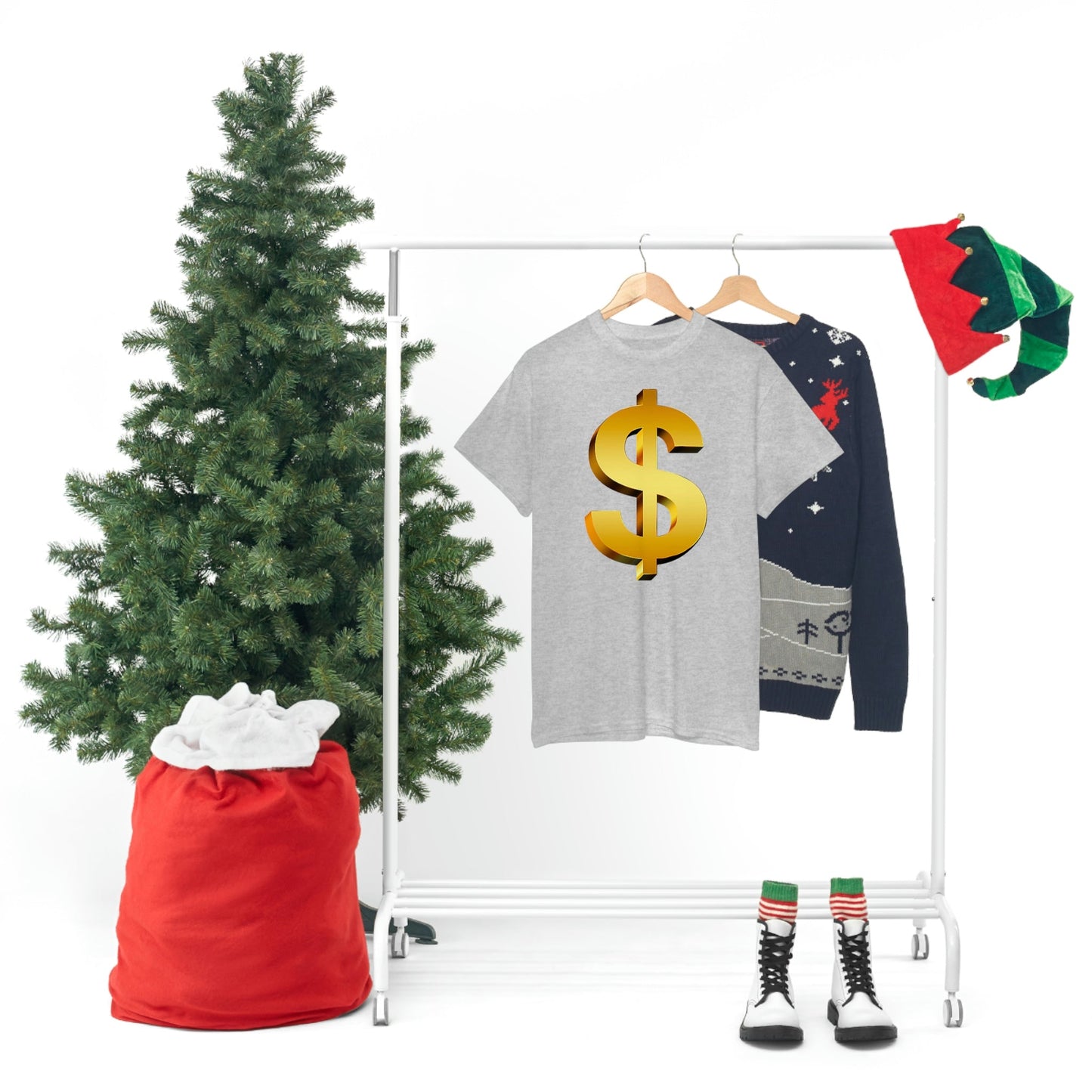Bling Money Cash My Money Folds Unisex Heavy Cotton Tee Bills cash currency bucks coin funds gold dollar C-note big shot deep pocket