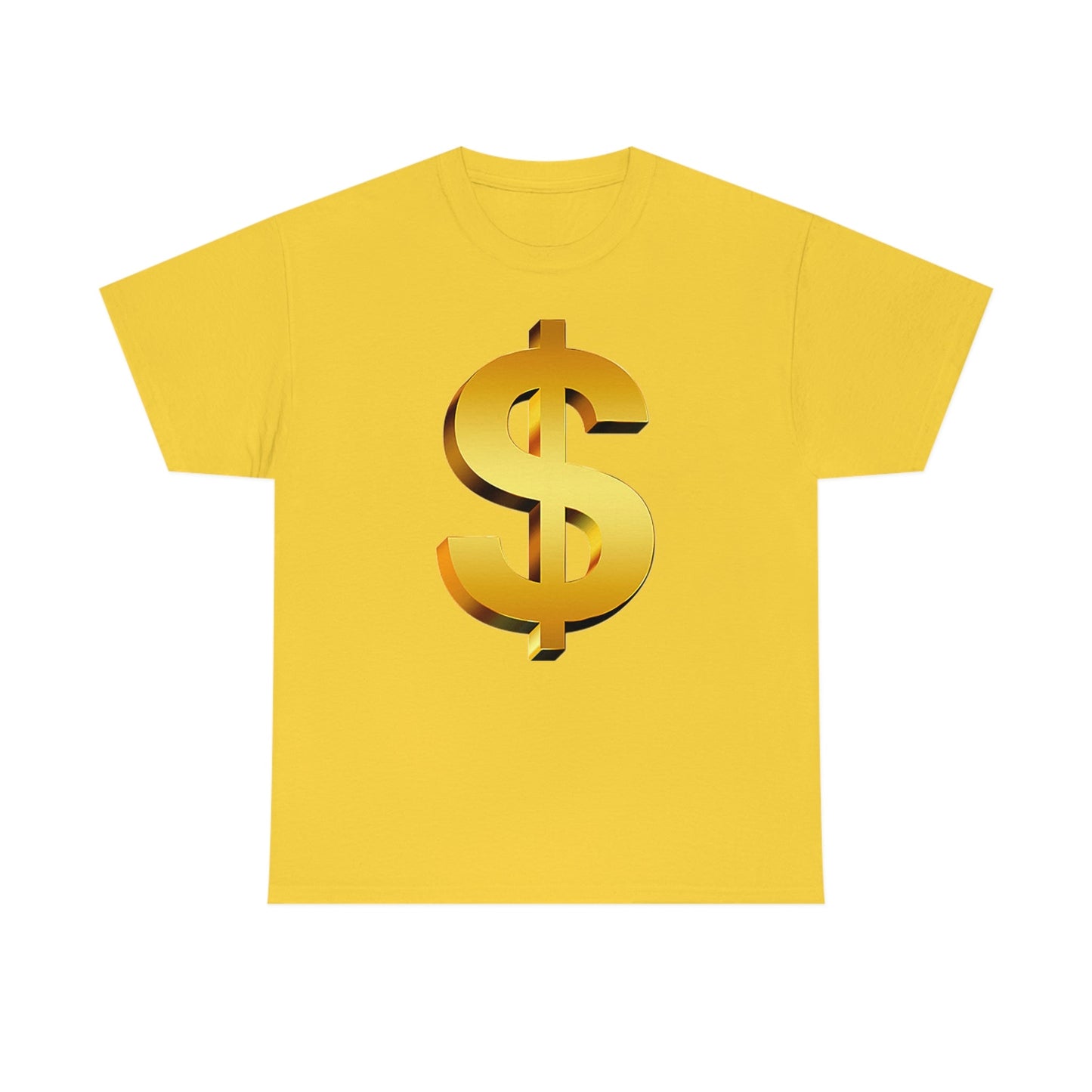 Bling Money Cash My Money Folds Unisex Heavy Cotton Tee Bills cash currency bucks coin funds gold dollar C-note big shot deep pocket