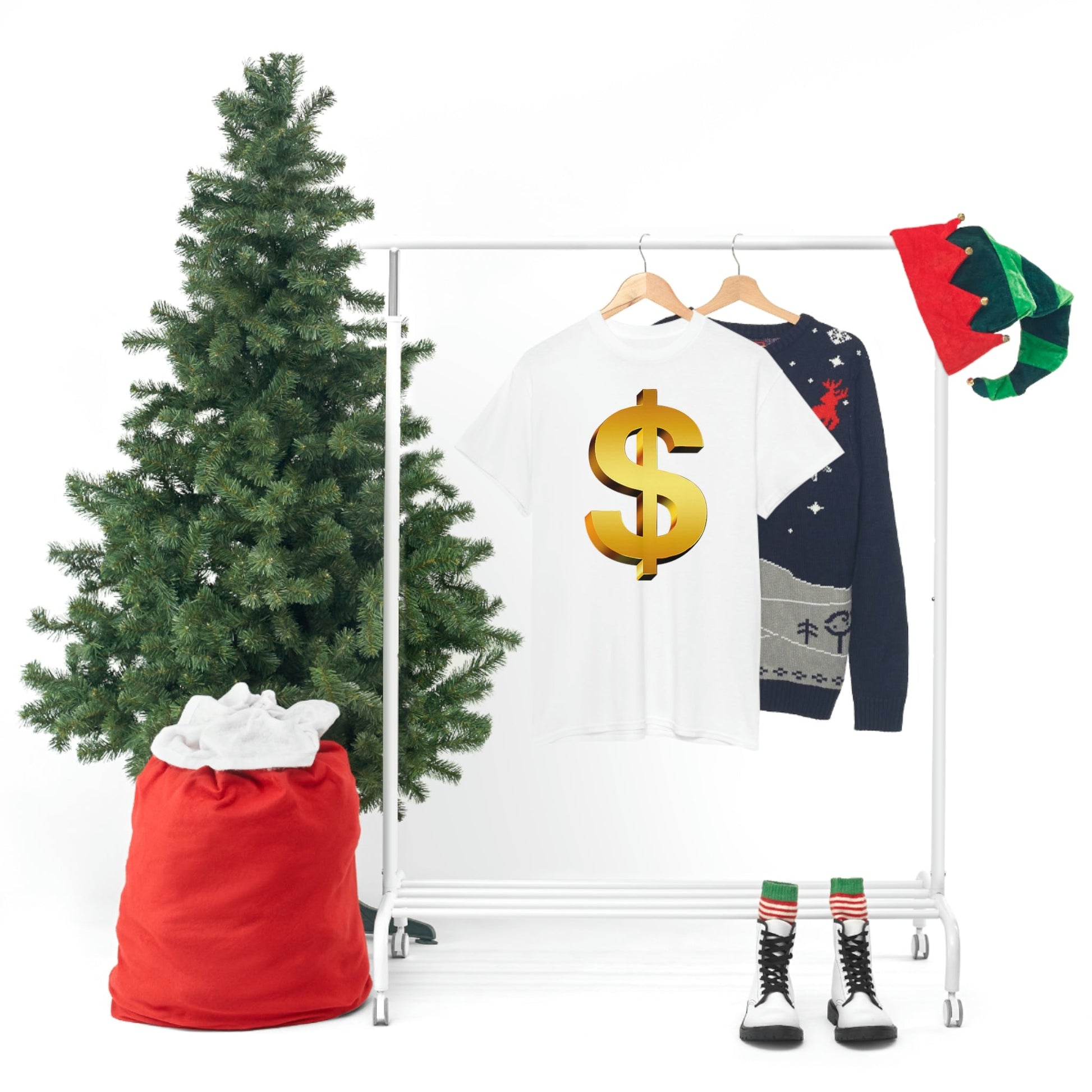 Bling Money Cash My Money Folds Unisex Heavy Cotton Tee Bills cash currency bucks coin funds gold dollar C-note big shot deep pocket