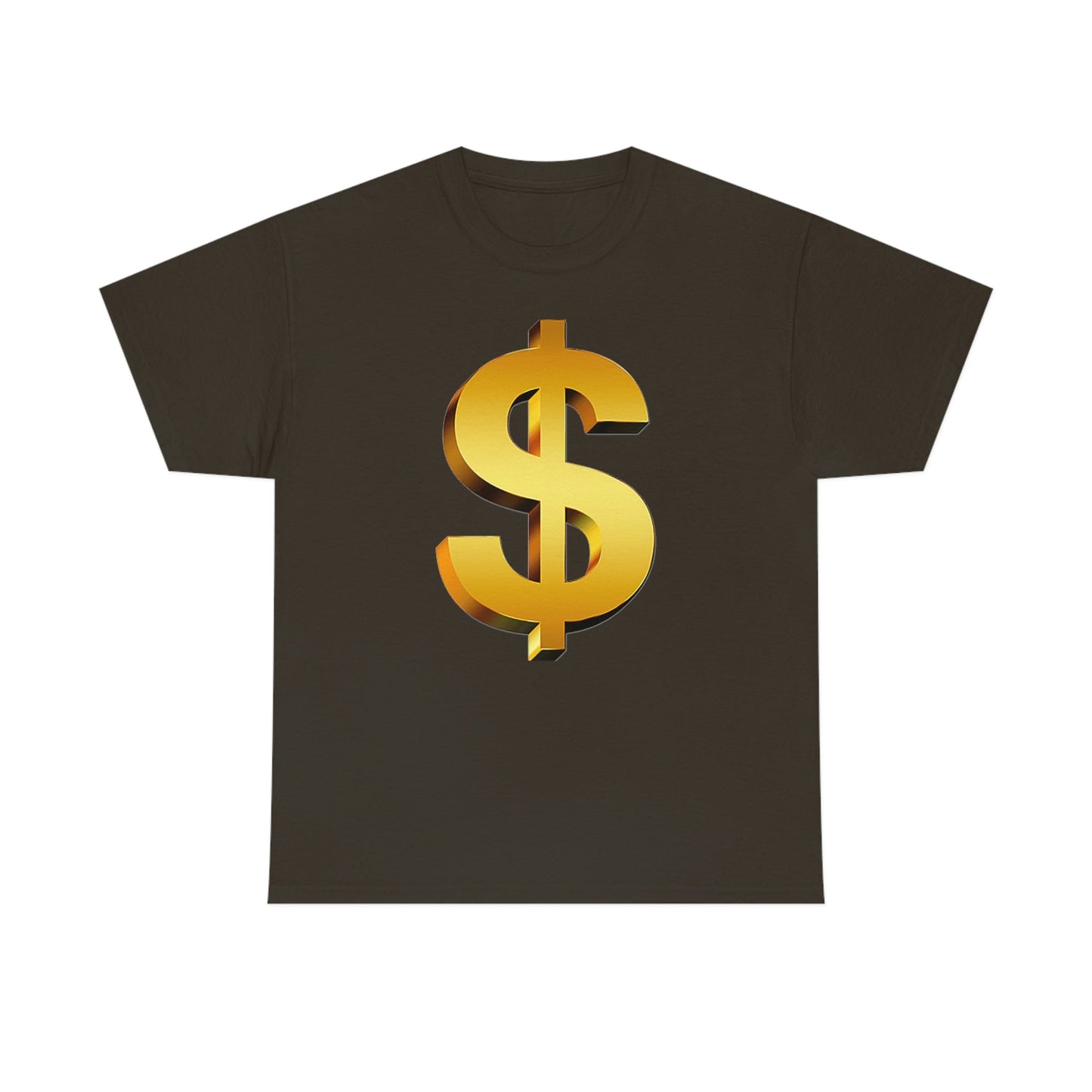 Bling Money Cash My Money Folds Unisex Heavy Cotton Tee Bills cash currency bucks coin funds gold dollar C-note big shot deep pocket