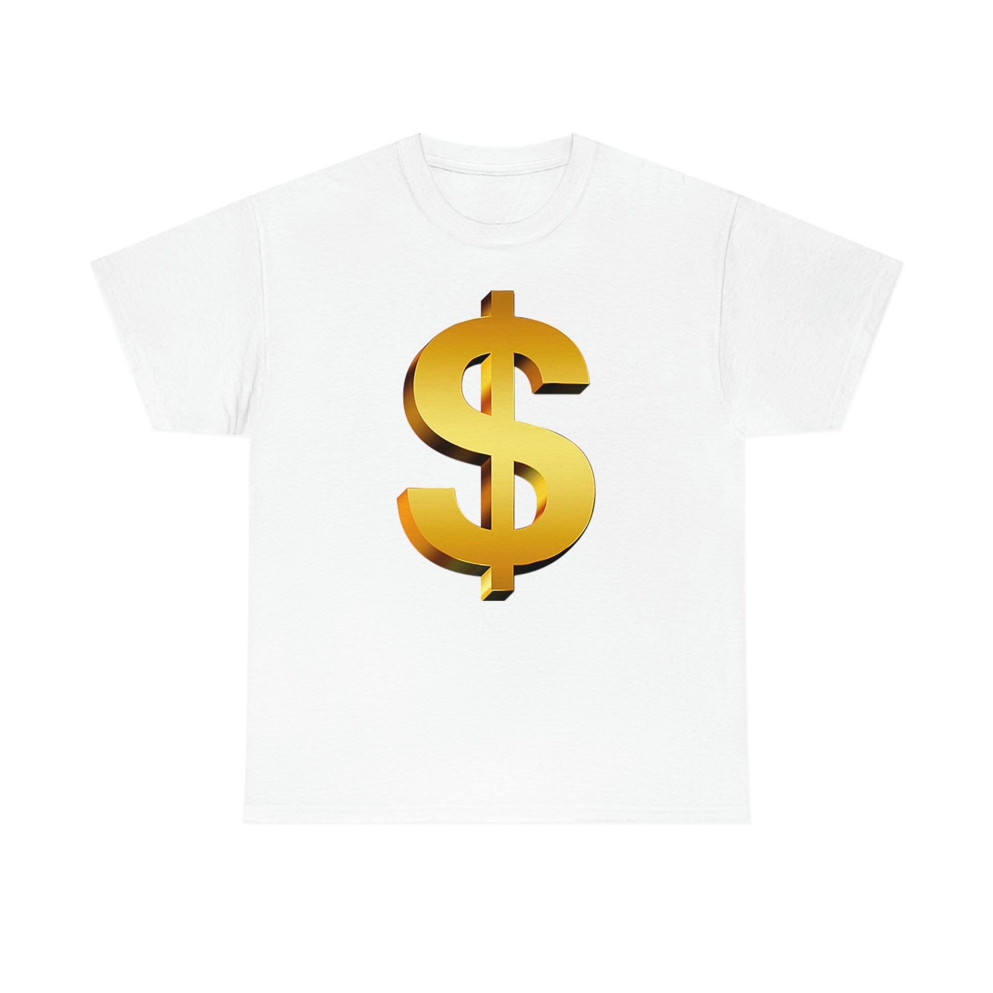 Bling Money Cash My Money Folds Unisex Heavy Cotton Tee Bills cash currency bucks coin funds gold dollar C-note big shot deep pocket