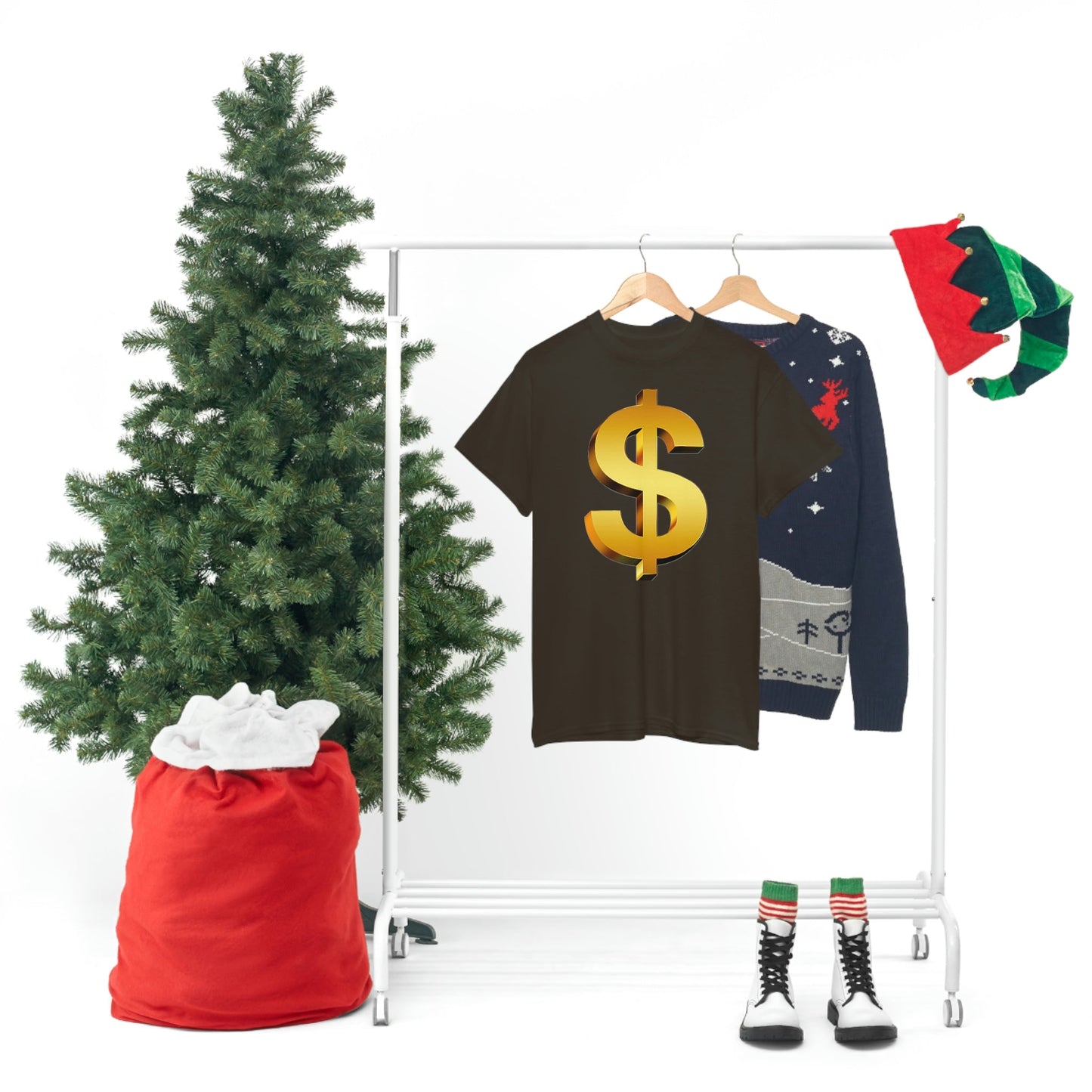 Bling Money Cash My Money Folds Unisex Heavy Cotton Tee Bills cash currency bucks coin funds gold dollar C-note big shot deep pocket