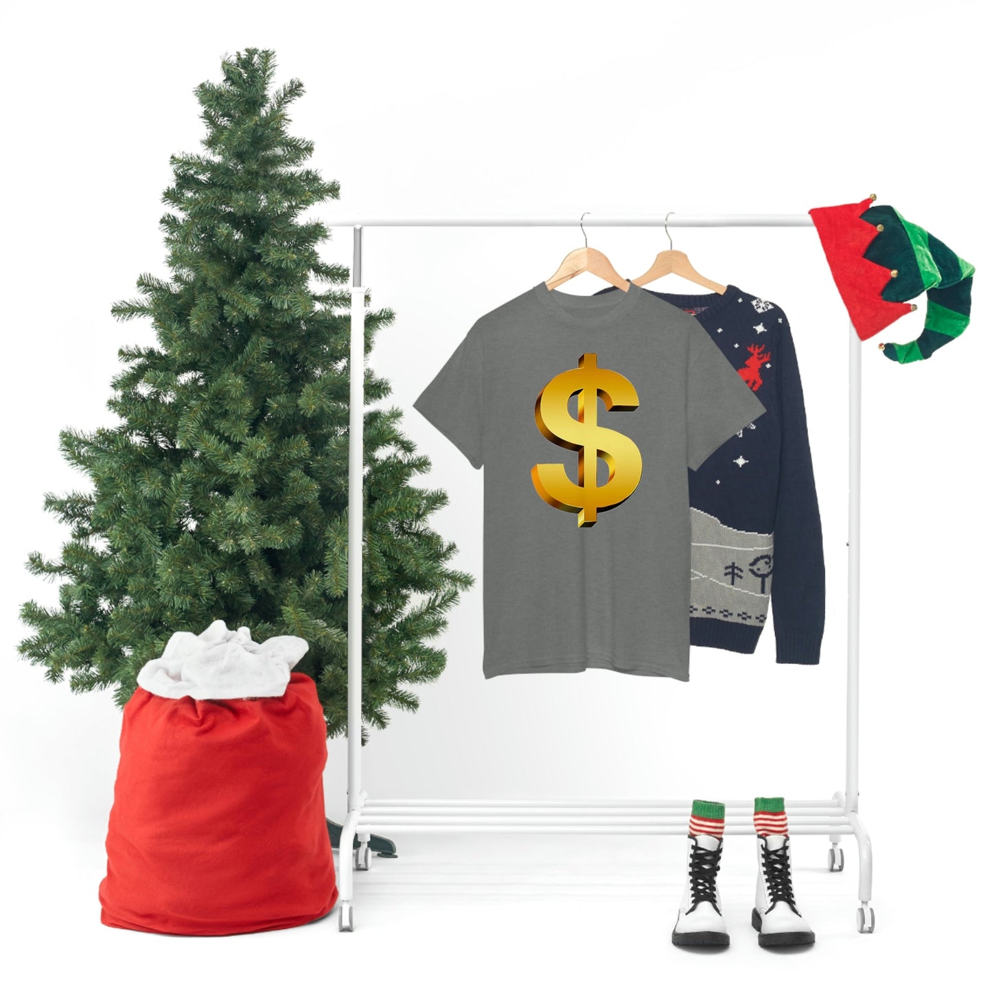 Bling Money Cash My Money Folds Unisex Heavy Cotton Tee Bills cash currency bucks coin funds gold dollar C-note big shot deep pocket