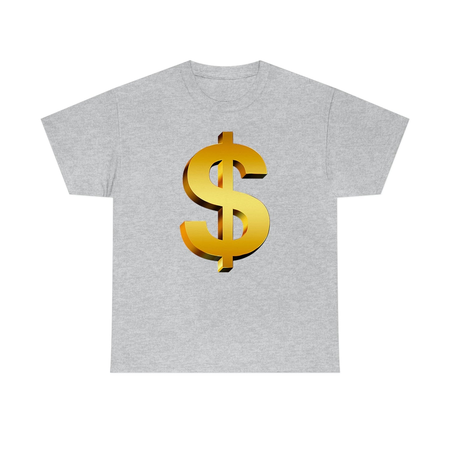 Bling Money Cash My Money Folds Unisex Heavy Cotton Tee Bills cash currency bucks coin funds gold dollar C-note big shot deep pocket
