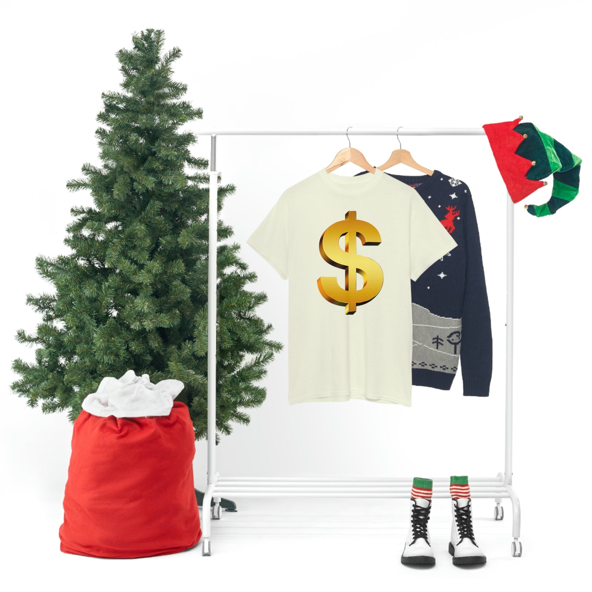 Bling Money Cash My Money Folds Unisex Heavy Cotton Tee Bills cash currency bucks coin funds gold dollar C-note big shot deep pocket