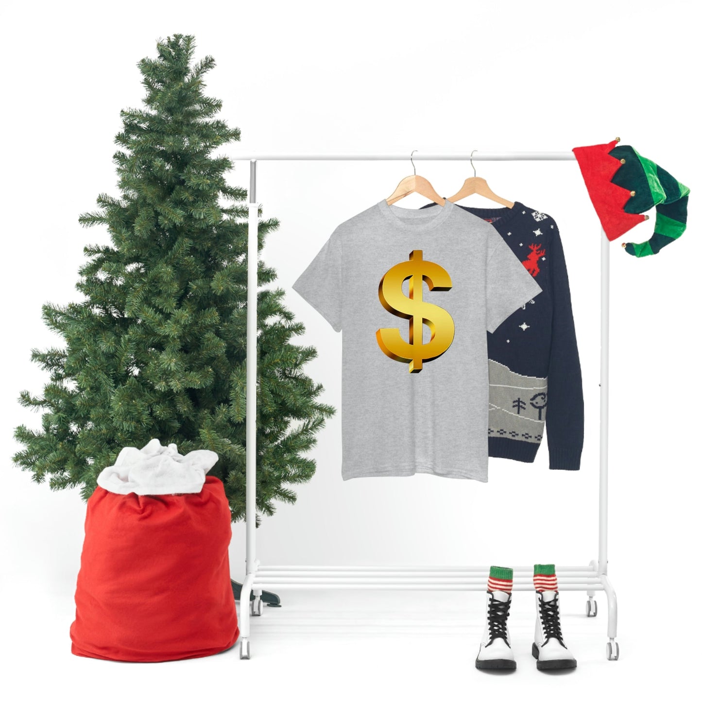Bling Money Cash My Money Folds Unisex Heavy Cotton Tee Bills cash currency bucks coin funds gold dollar C-note big shot deep pocket