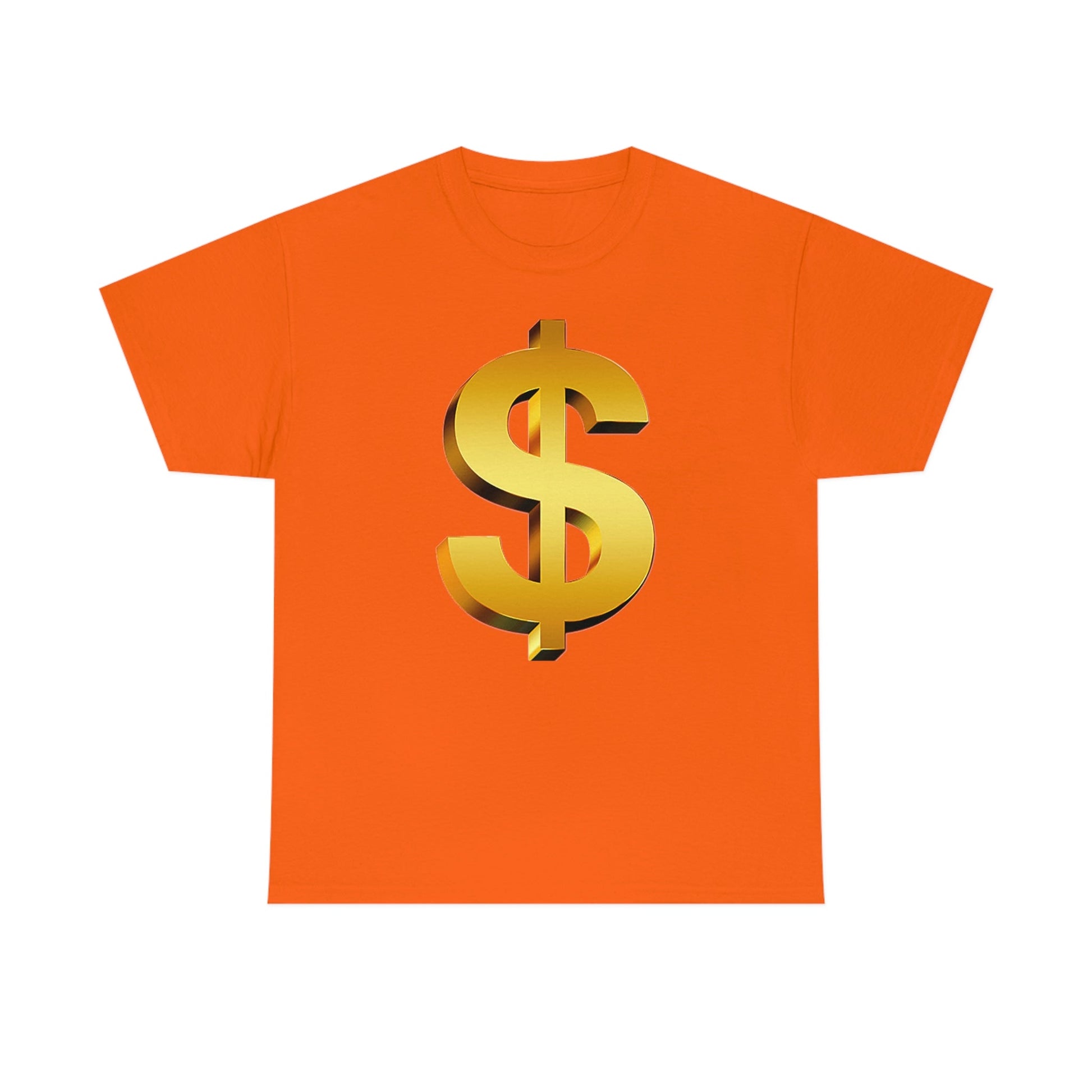 Bling Money Cash My Money Folds Unisex Heavy Cotton Tee Bills cash currency bucks coin funds gold dollar C-note big shot deep pocket