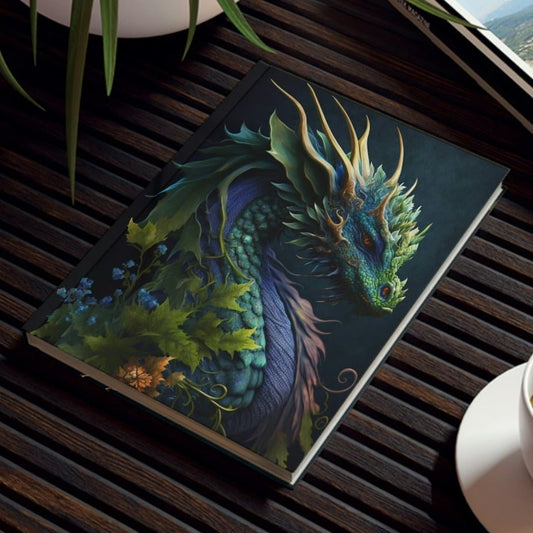 Blue Water Dragon Hard Backed Journal