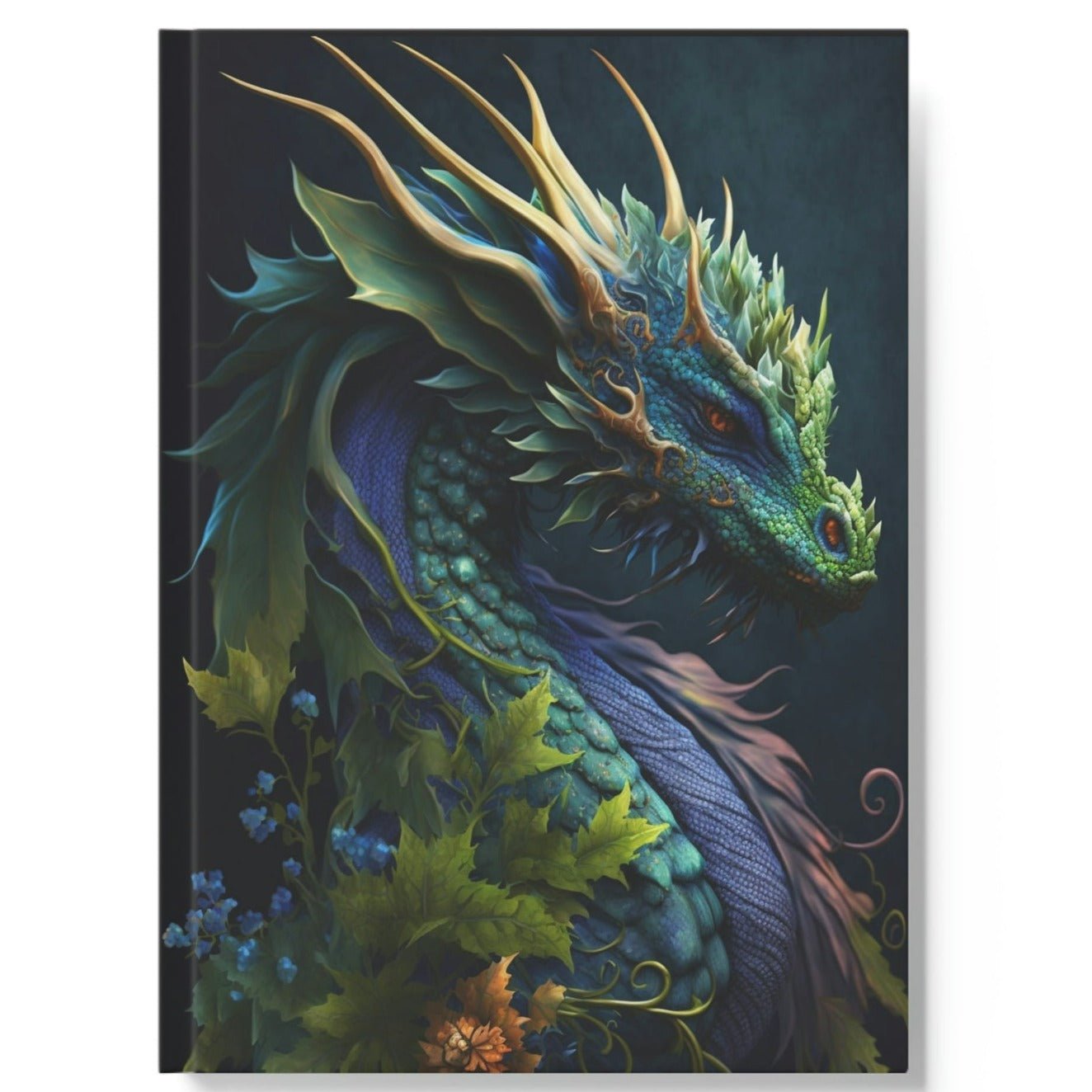 Blue Water Dragon Hard Backed Journal