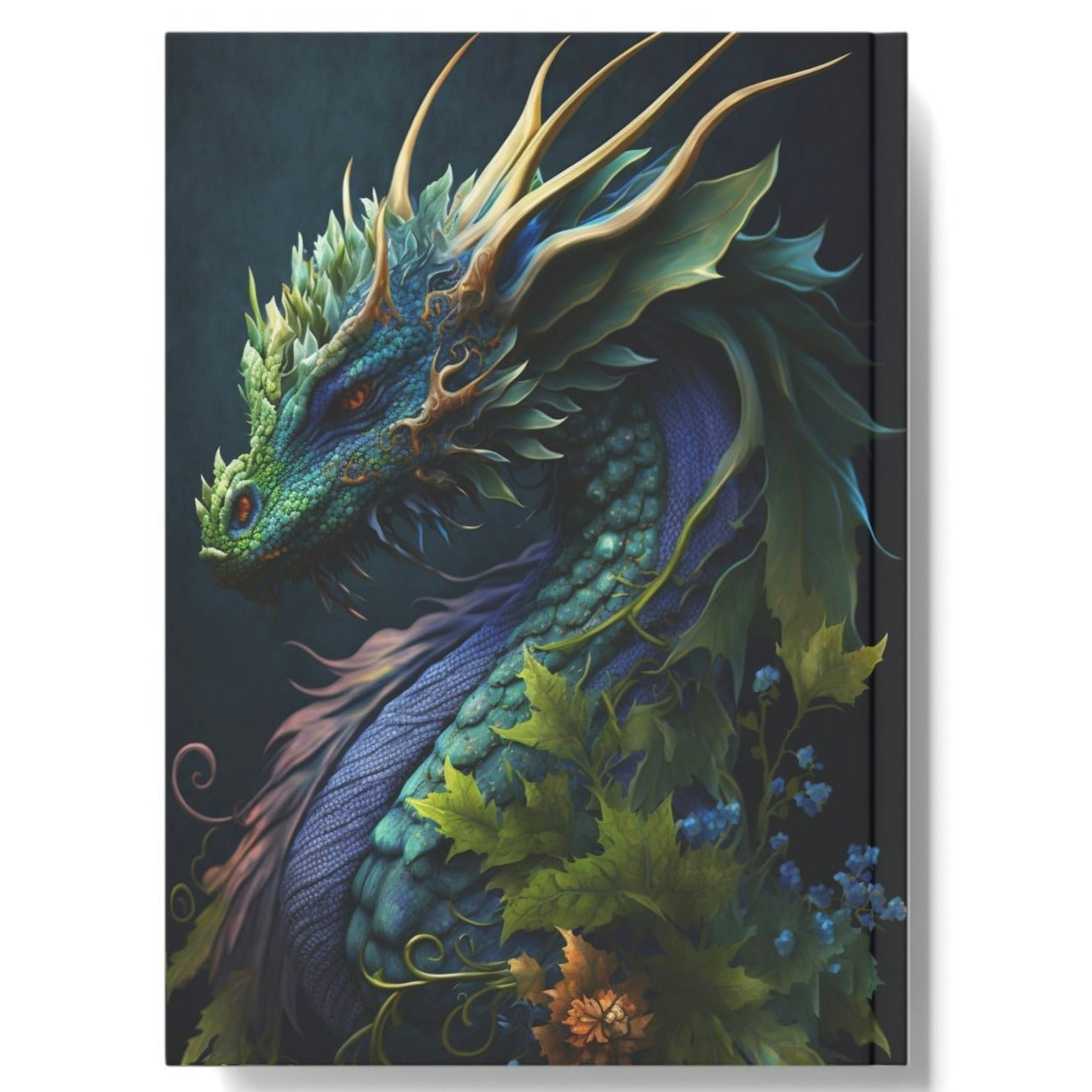 Blue Water Dragon Hard Backed Journal