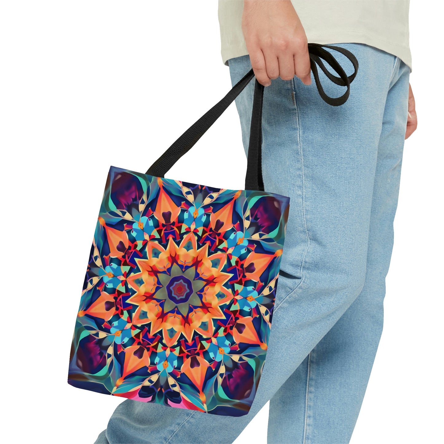 BOHO Abstract Mandala Design on Tote Bag