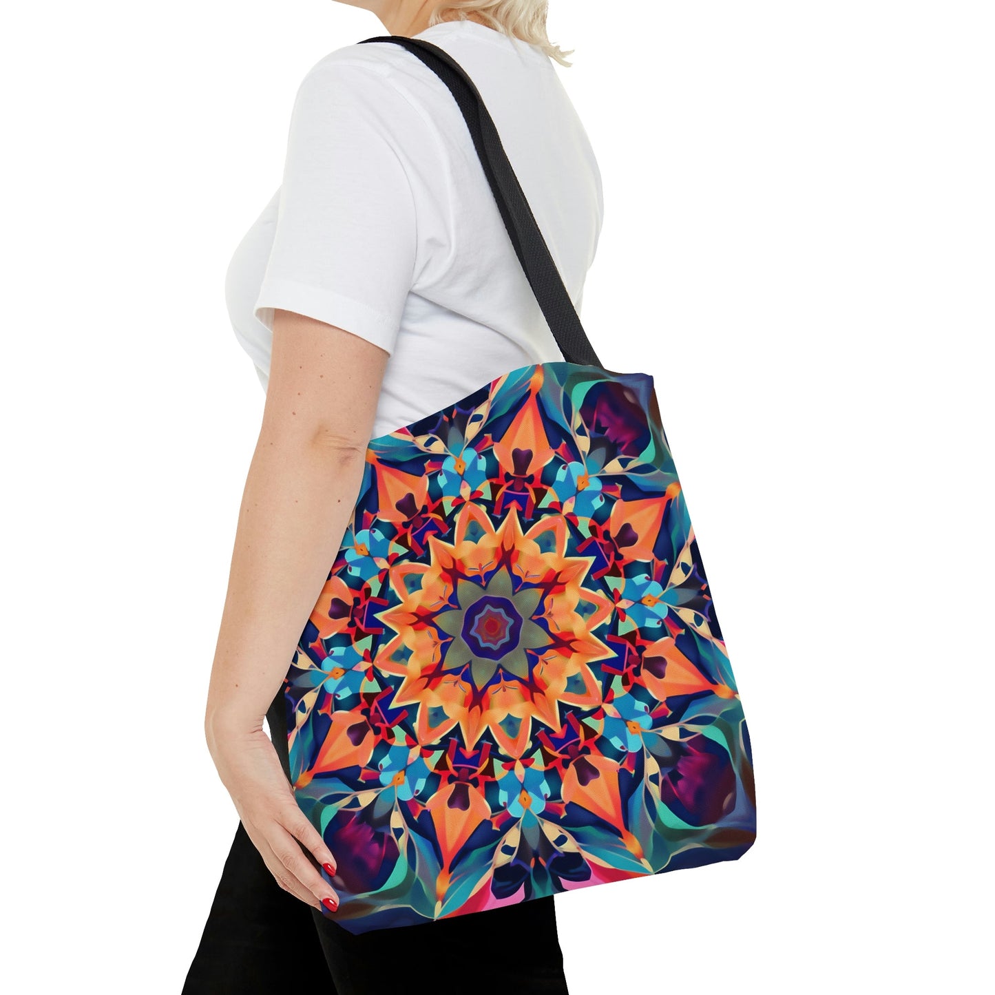 BOHO Abstract Mandala Design on Tote Bag