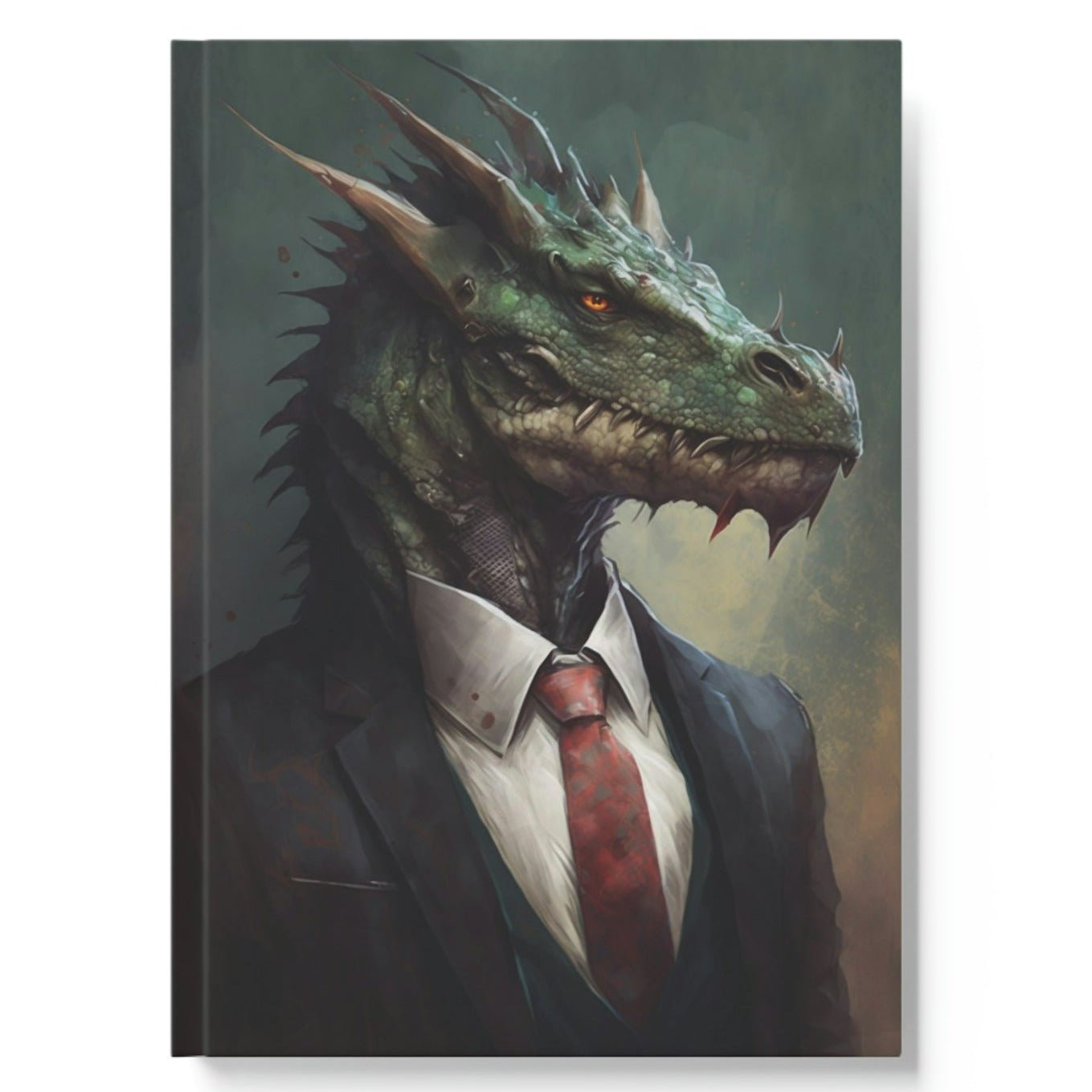 Boss Dragon Portrait Hard Backed Journal