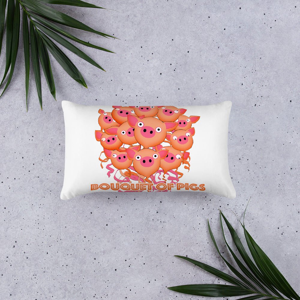 Bouquet of Pigs Pillow