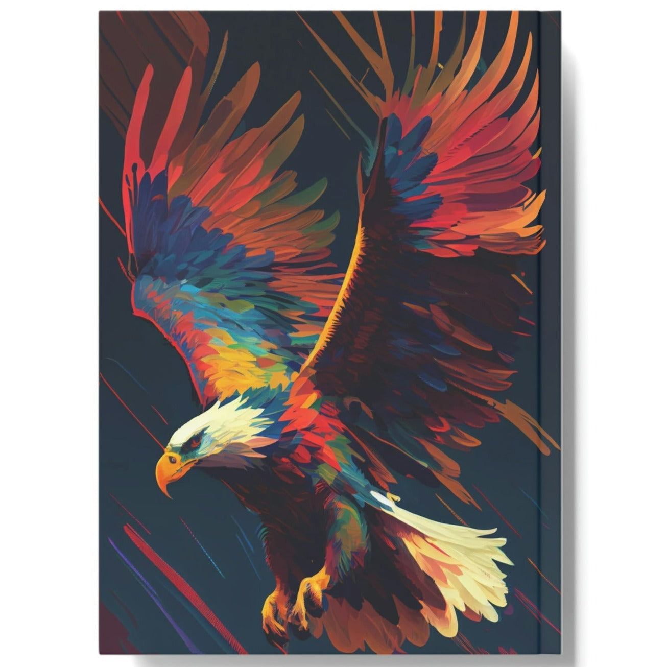 Bright Bald Eagle Hard Backed Journal