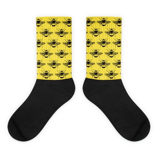 Bumblebee Socks Bzzz Buzz Save the bees Environment Climate Change Cause Care Help Gift