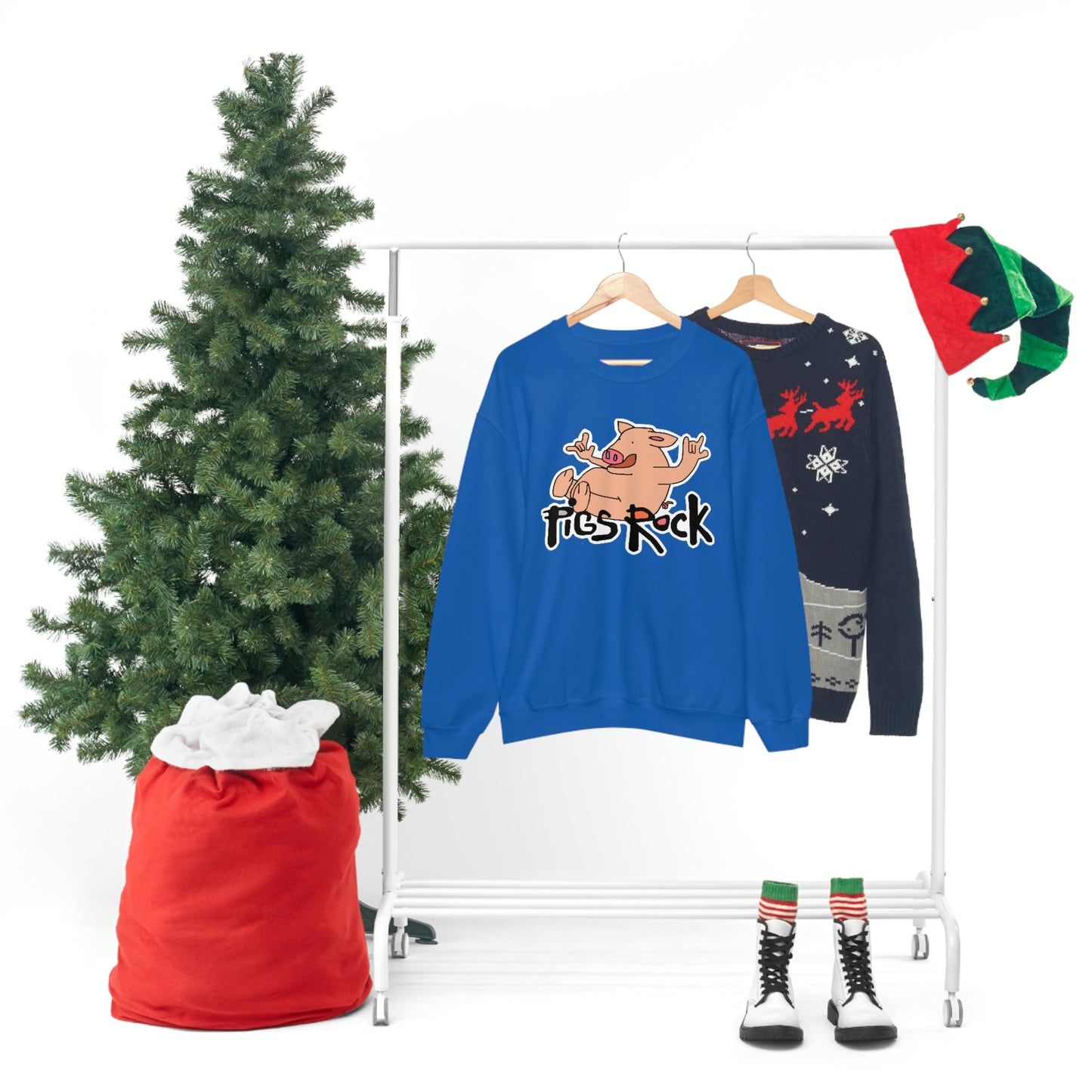 Pigs Rock Unisex Heavy Blend Crewneck Sweatshirt