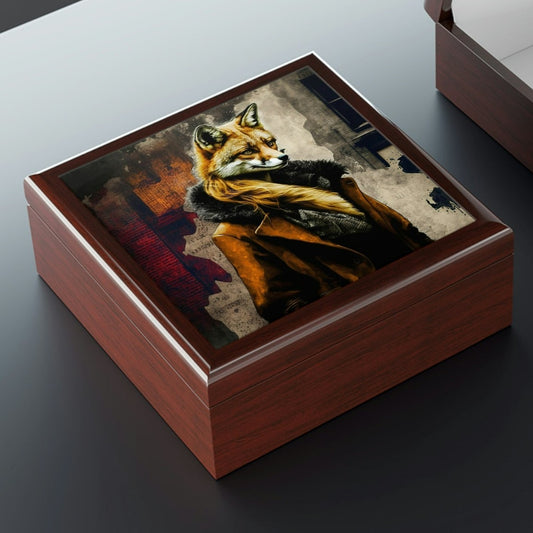City Fox Jewelry Box