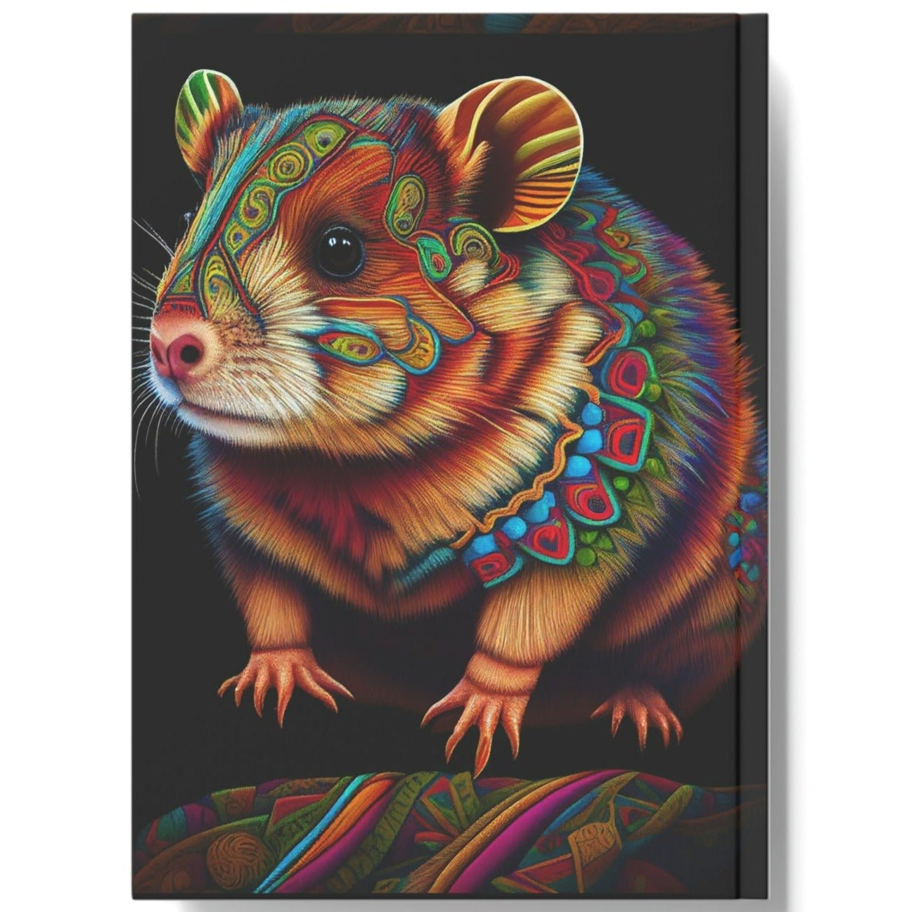 Colorful Hamster Hard Backed Journal