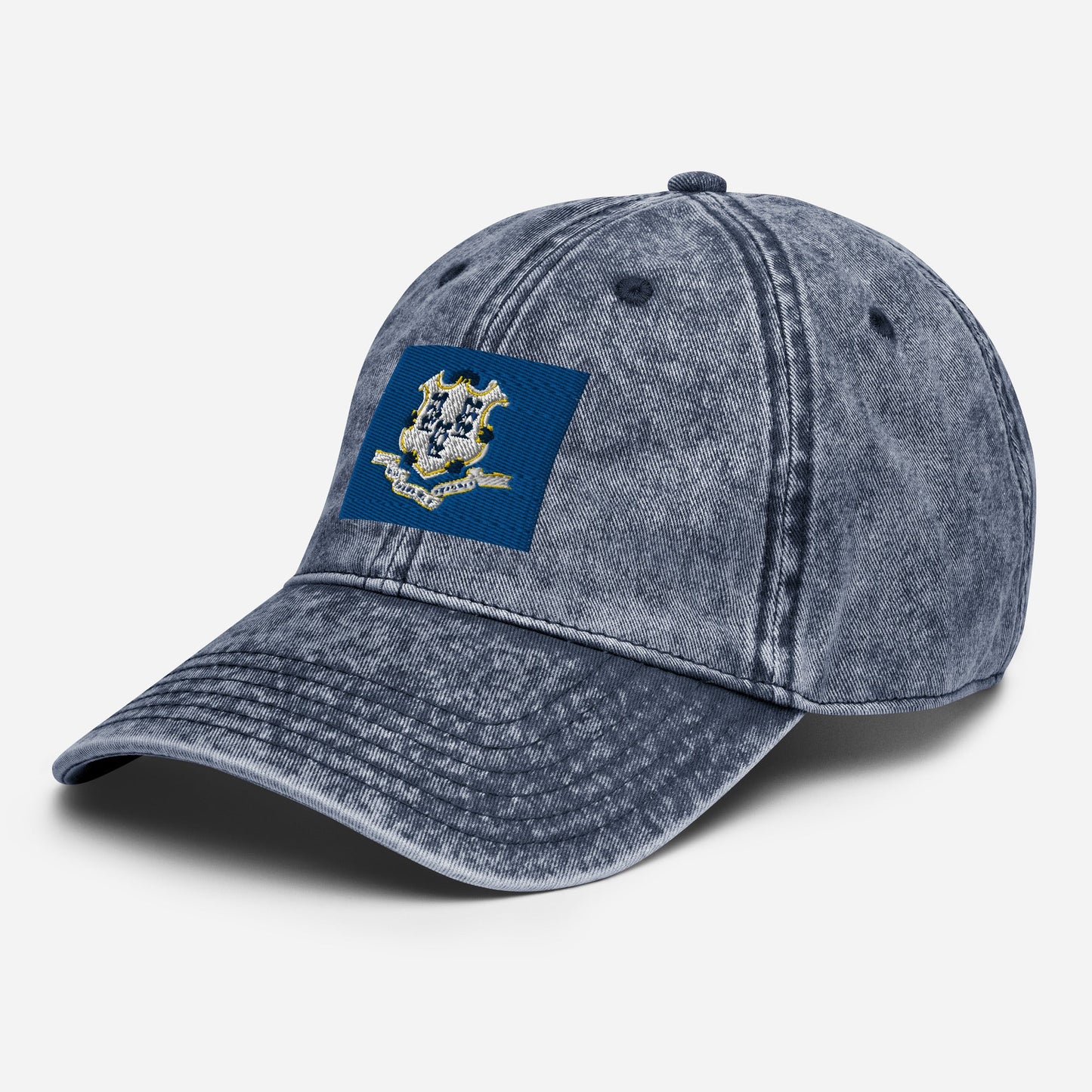 Connecticut Flag Vintage Cotton Twill Cap