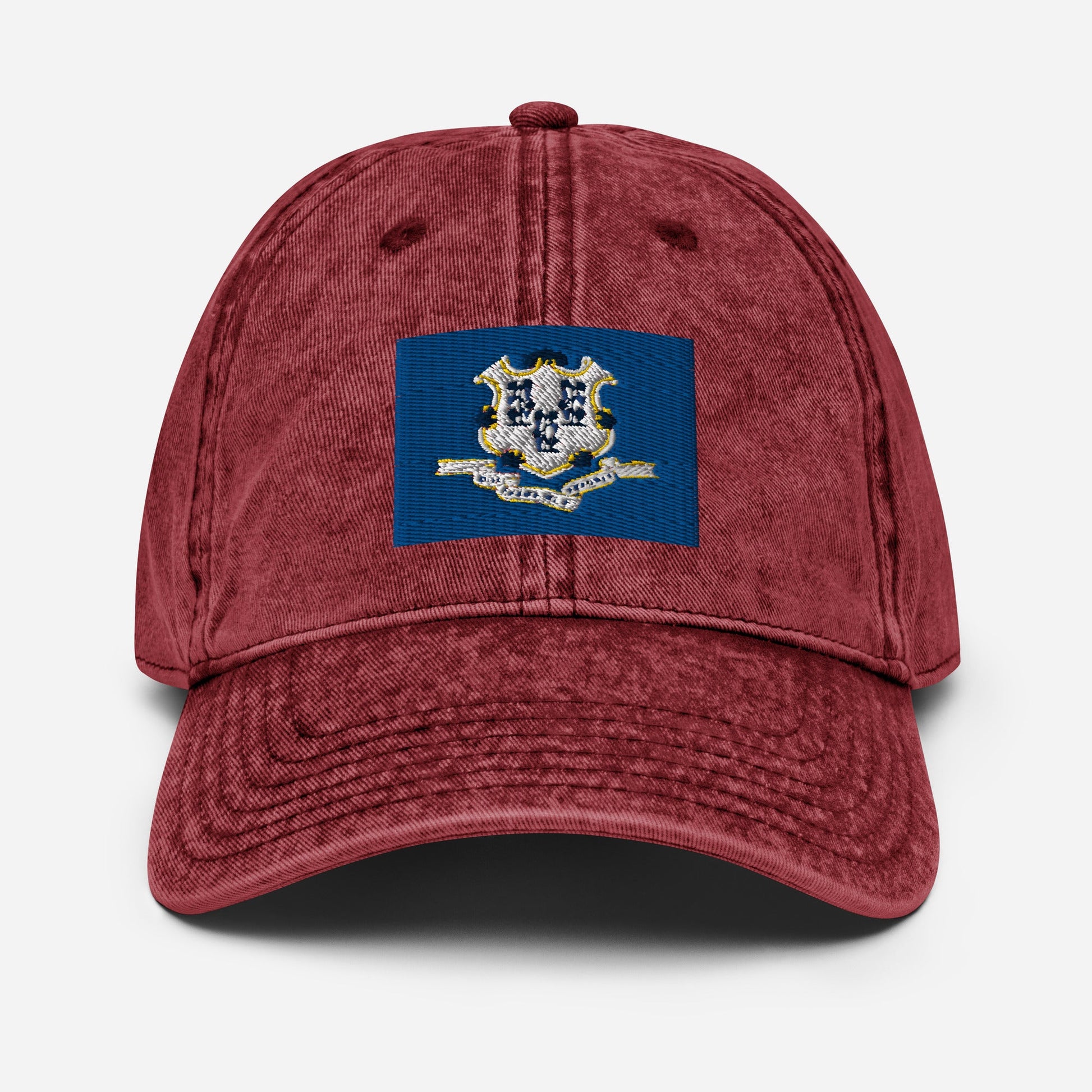 Connecticut Flag Vintage Cotton Twill Cap