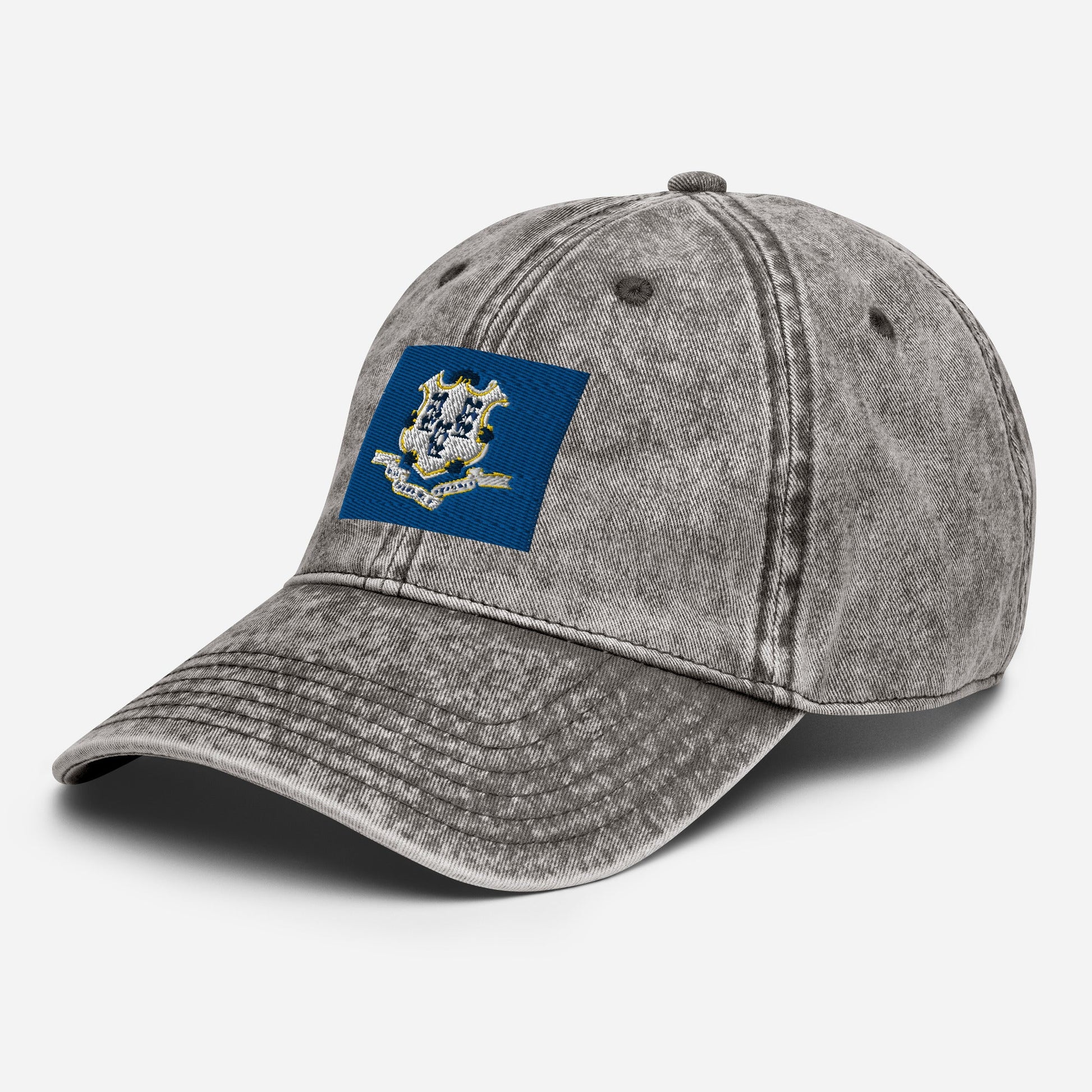 Connecticut Flag Vintage Cotton Twill Cap
