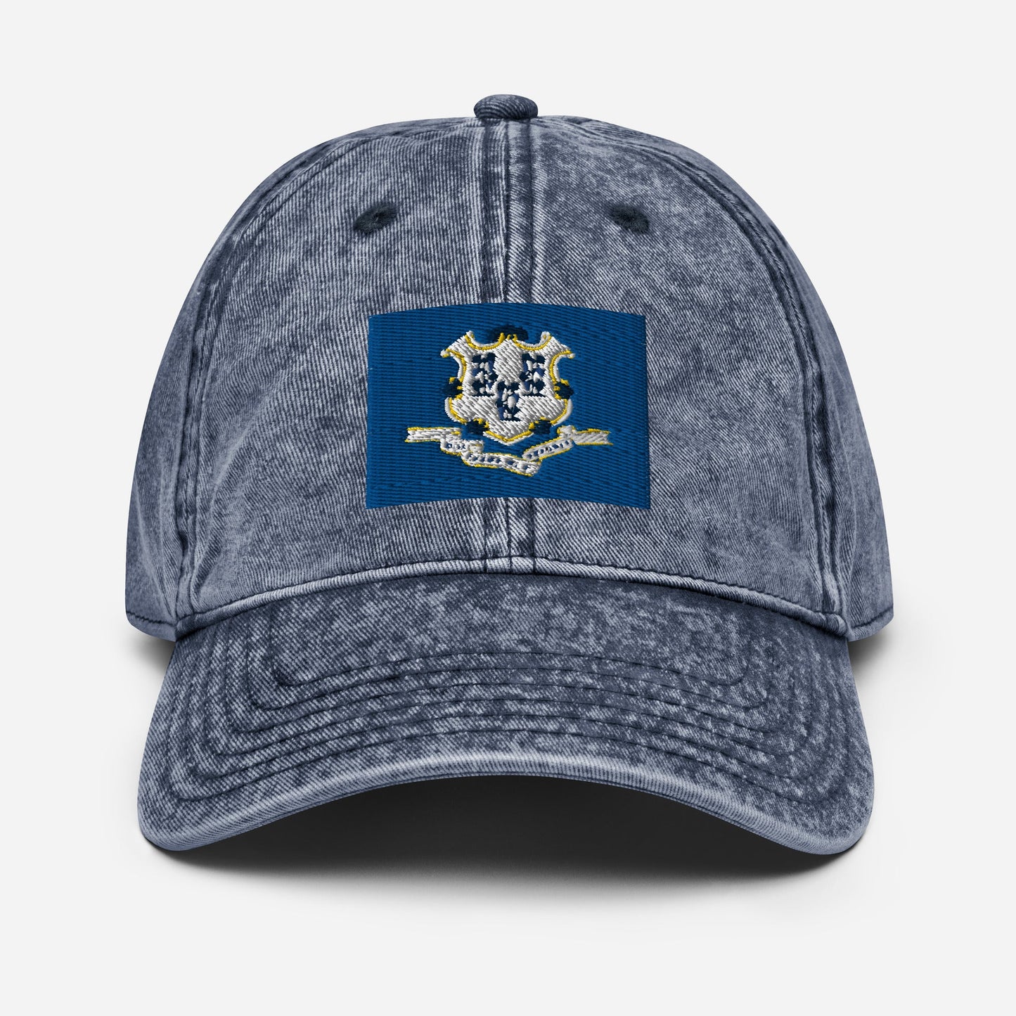 Connecticut Flag Vintage Cotton Twill Cap