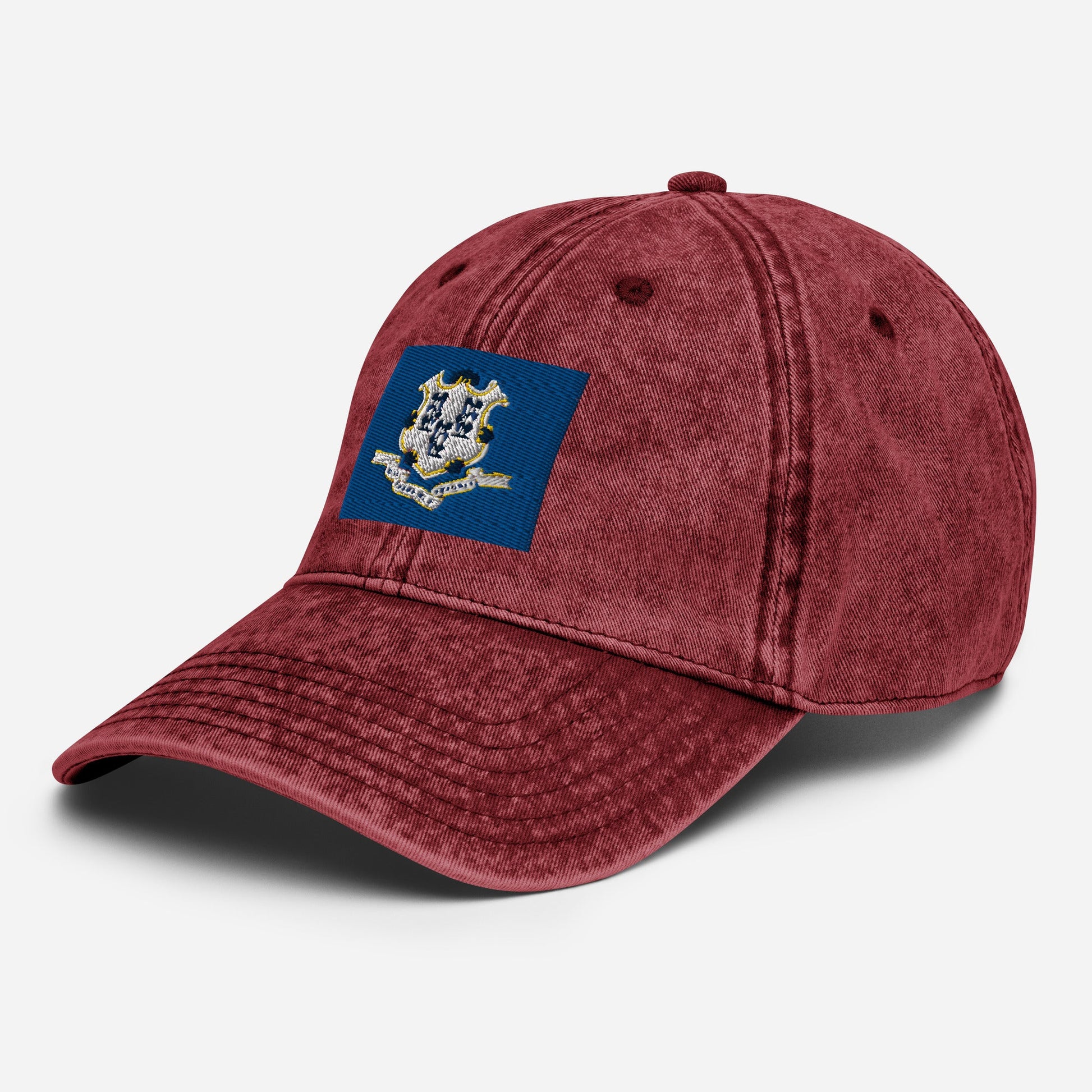 Connecticut Flag Vintage Cotton Twill Cap