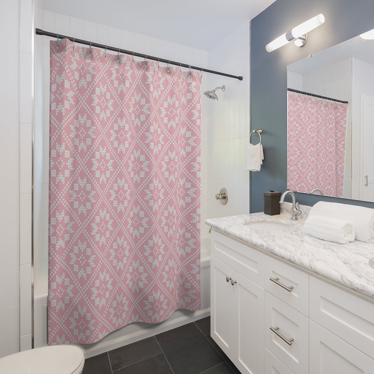 Coordinating ©MyHeart Collection Shower Curtain