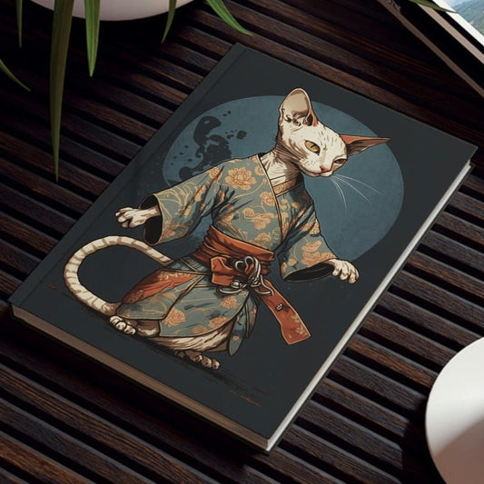 Cornish Rex Notebook - Master - Cat Inspirations - Hard Backed Journal