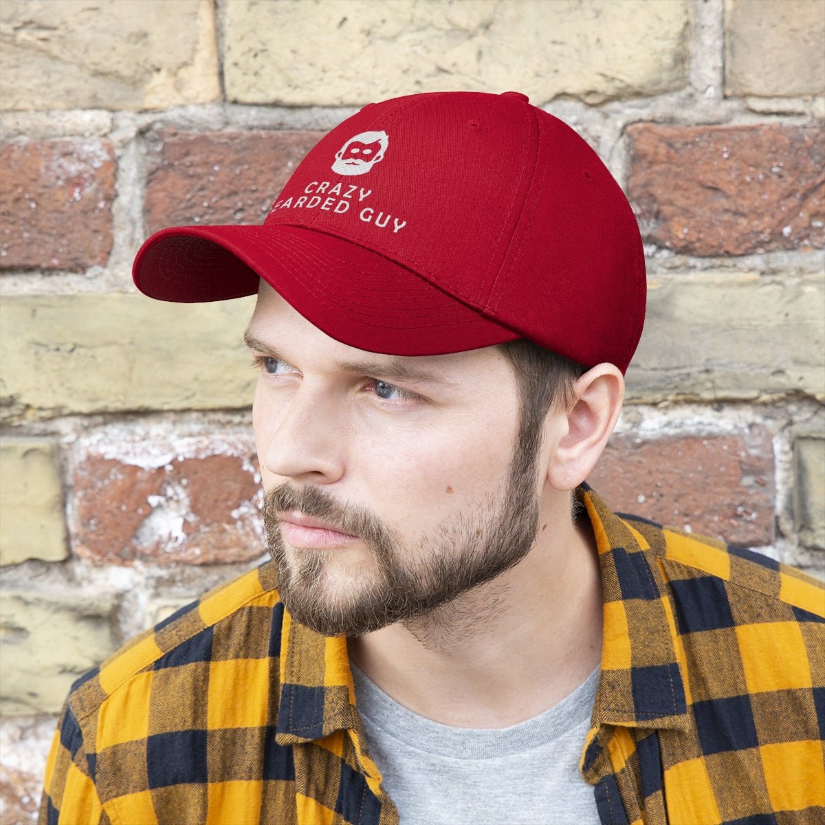 Crazy Bearded Guy Twill Hat