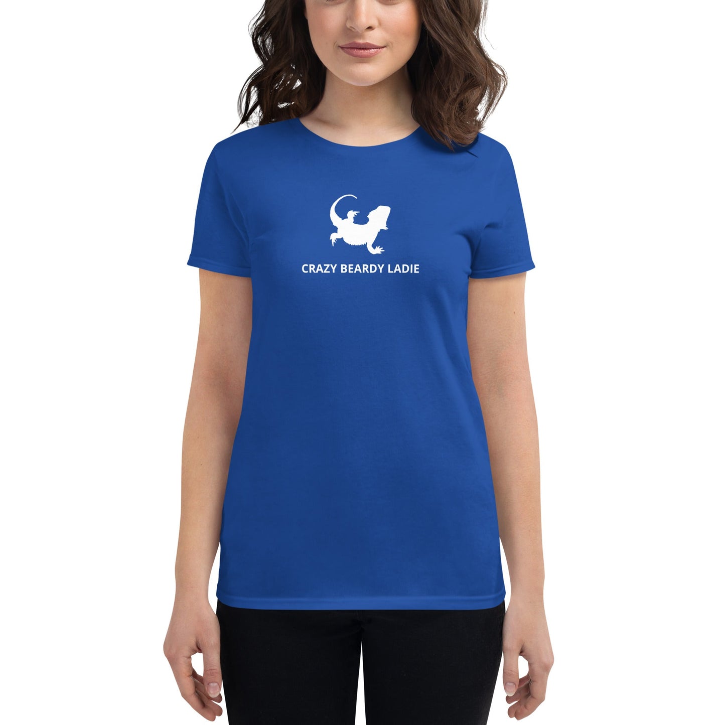 Crazy Beardy Lady Women's short sleeve t-shirt