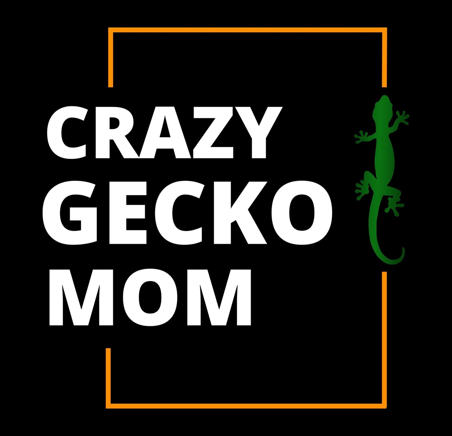Crazy Gecko Mom Heavy Cotton T-Shirt