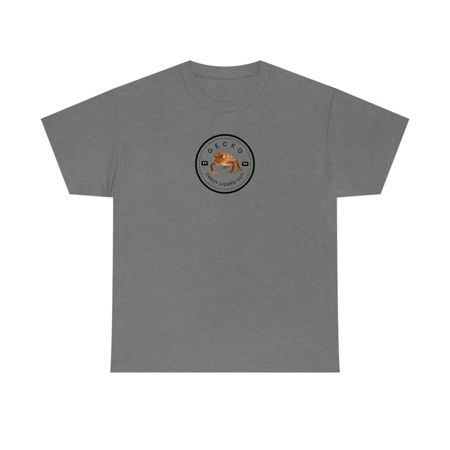 Crazy Lizard Guy Gecko Heavy Cotton Tee, Gecko Gift, Gecko Shirt, Gecko T-Shirt, Gecko Dad ,Leopard Gecko, Crested Gecko, Gecko Mom,