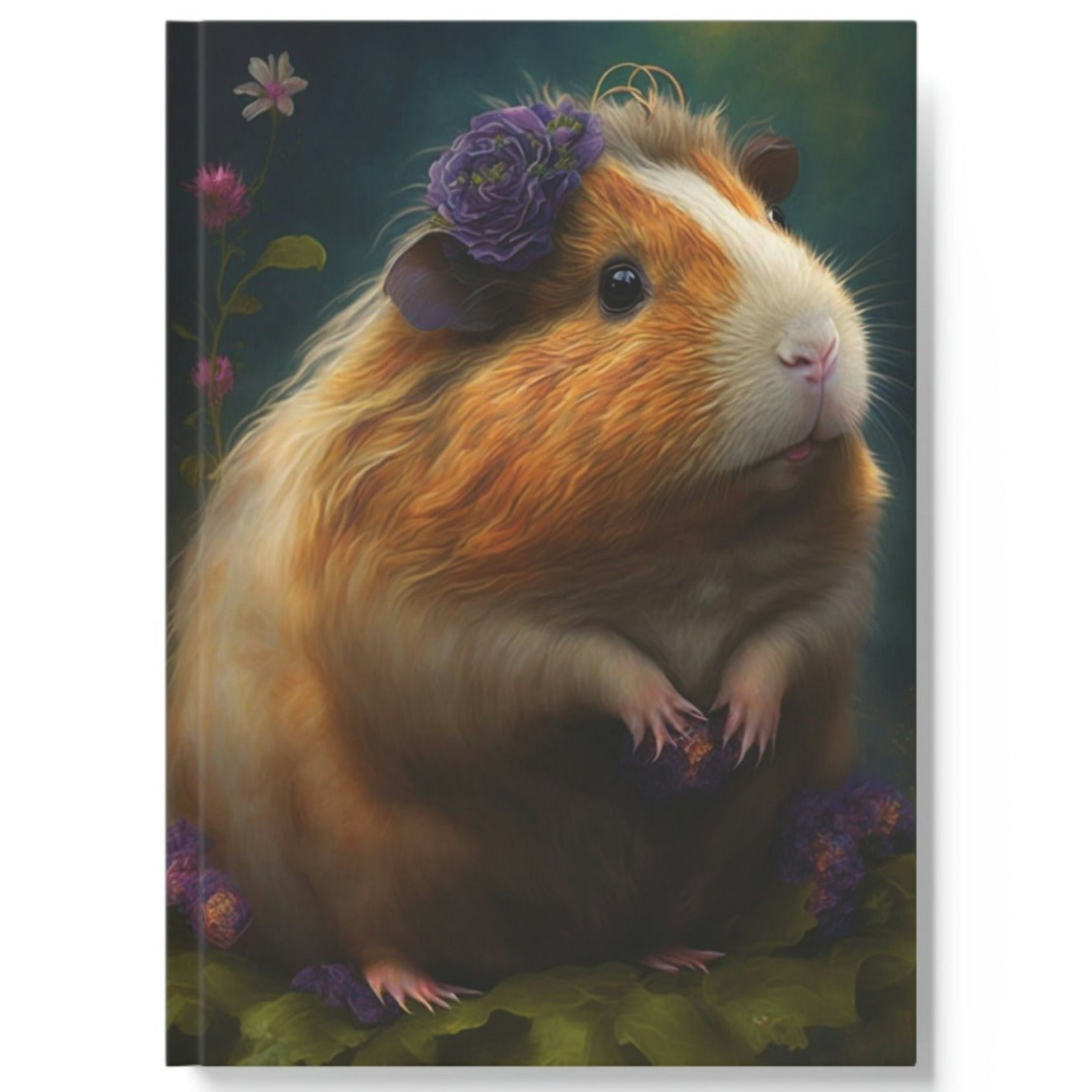 Day Dreaming Guinea Pig Hard Backed Journal