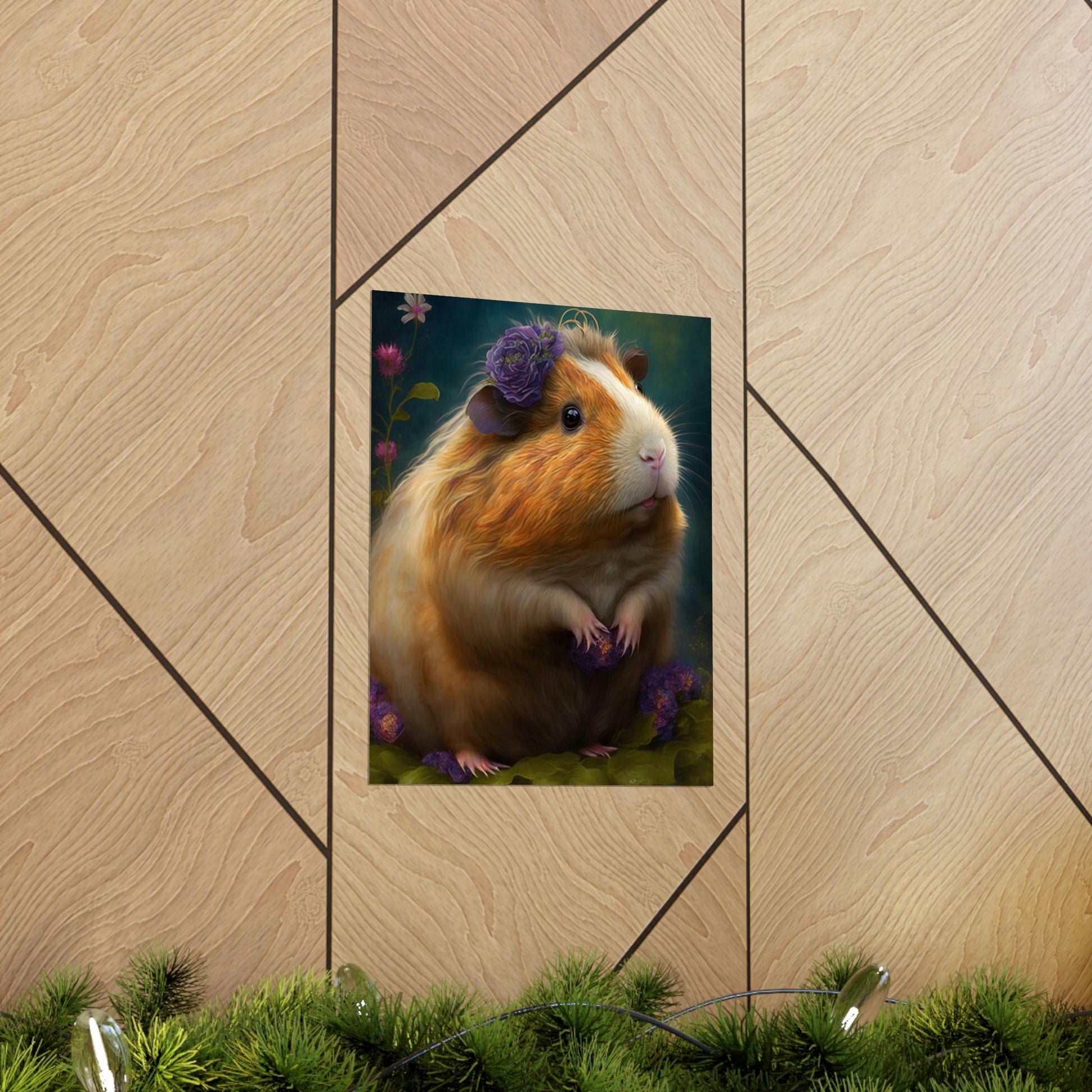 Day Dreaming Guinea Pig Premium Matte Vertical Posters