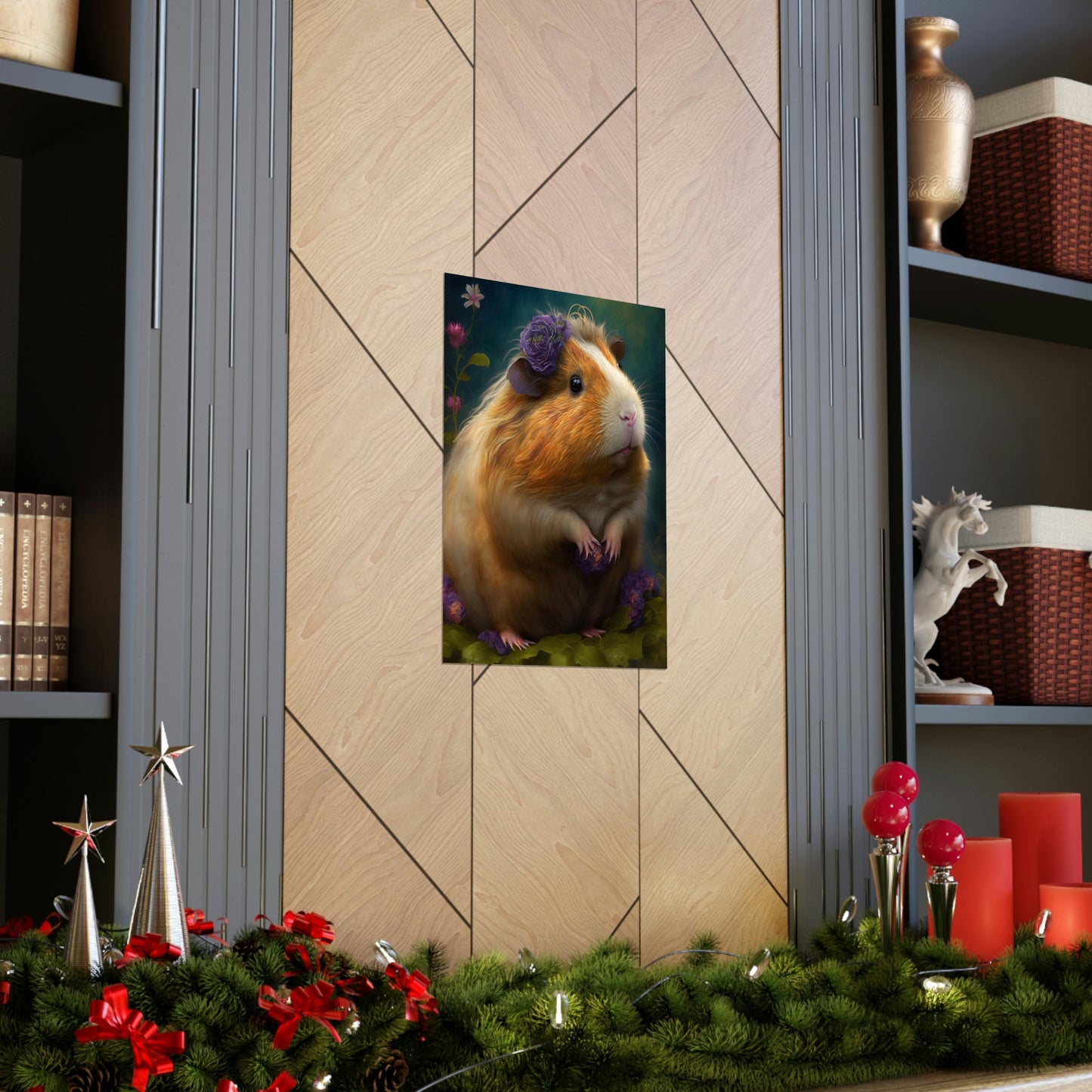Day Dreaming Guinea Pig Premium Matte Vertical Posters
