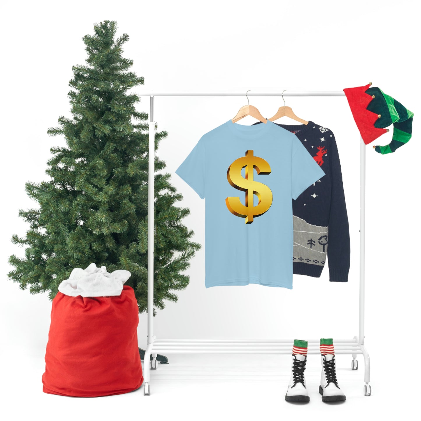 Bling Money Cash My Money Folds Unisex Heavy Cotton Tee Bills cash currency bucks coin funds gold dollar C-note big shot deep pocket