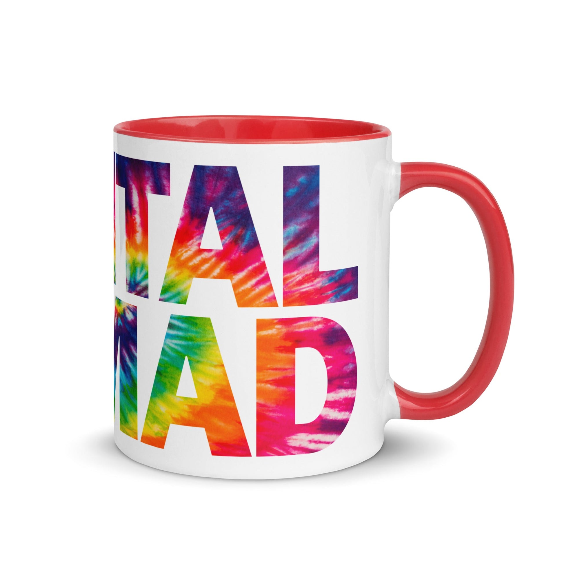 Digital Nomad Tie Dye Mug with Color Inside