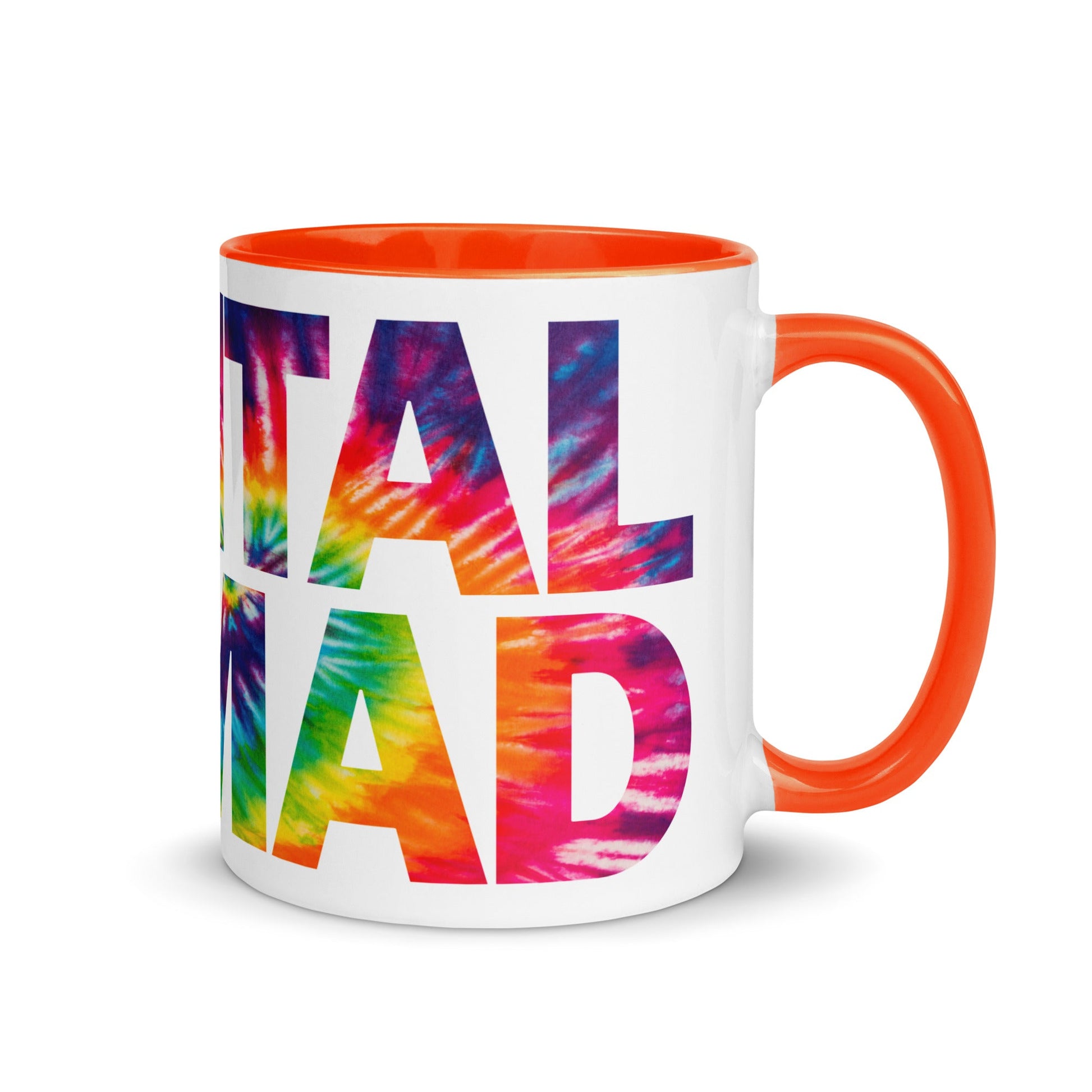 Digital Nomad Tie Dye Mug with Color Inside