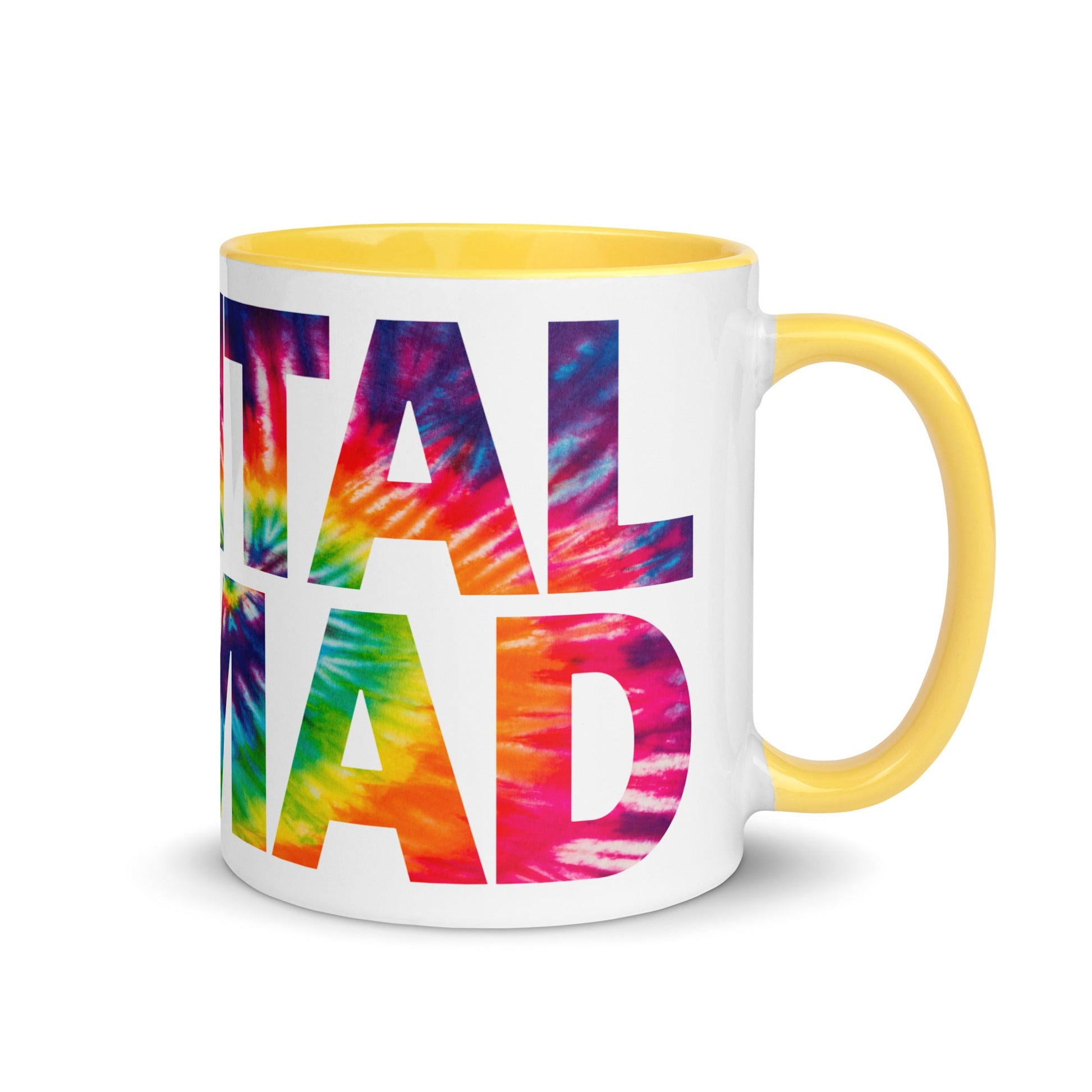 Digital Nomad Tie Dye Mug with Color Inside