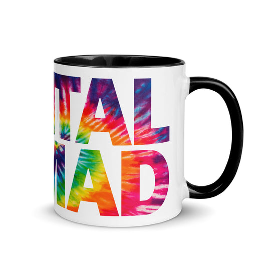 Digital Nomad Tie Dye Mug with Color Inside
