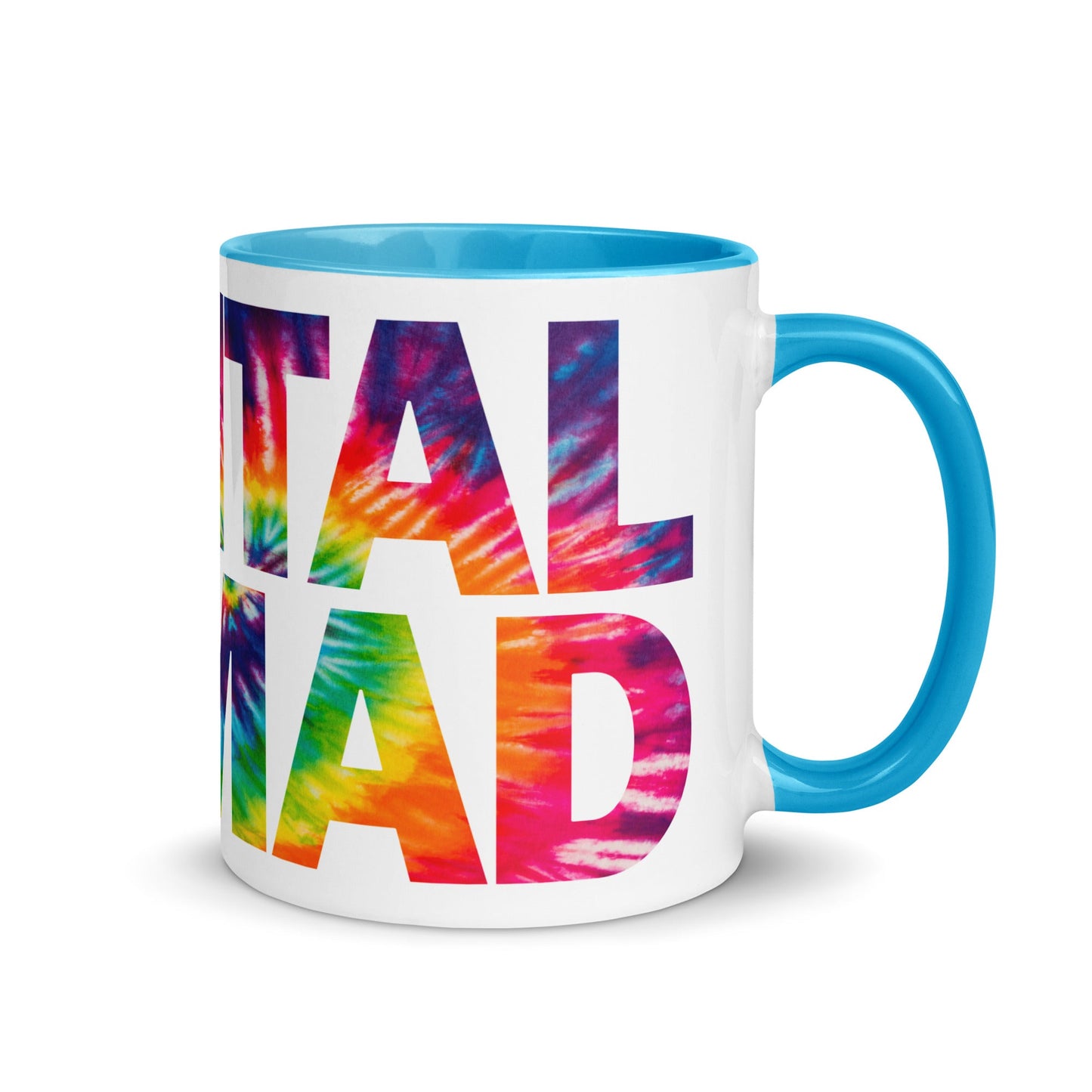 Digital Nomad Tie Dye Mug with Color Inside