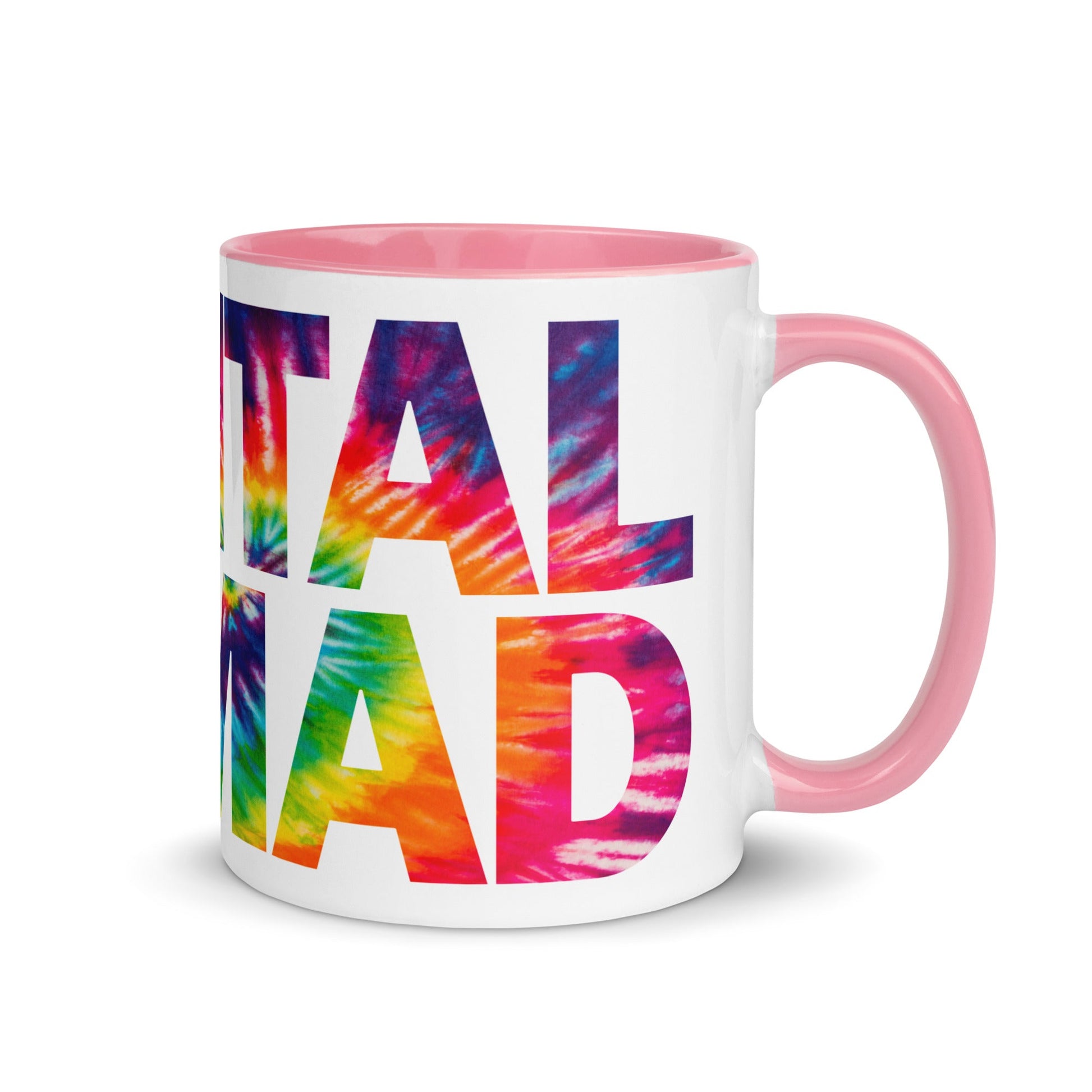 Digital Nomad Tie Dye Mug with Color Inside