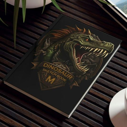 Dinosaur Notebook Sketchbook Choice - Logo - Hard Backed Journal